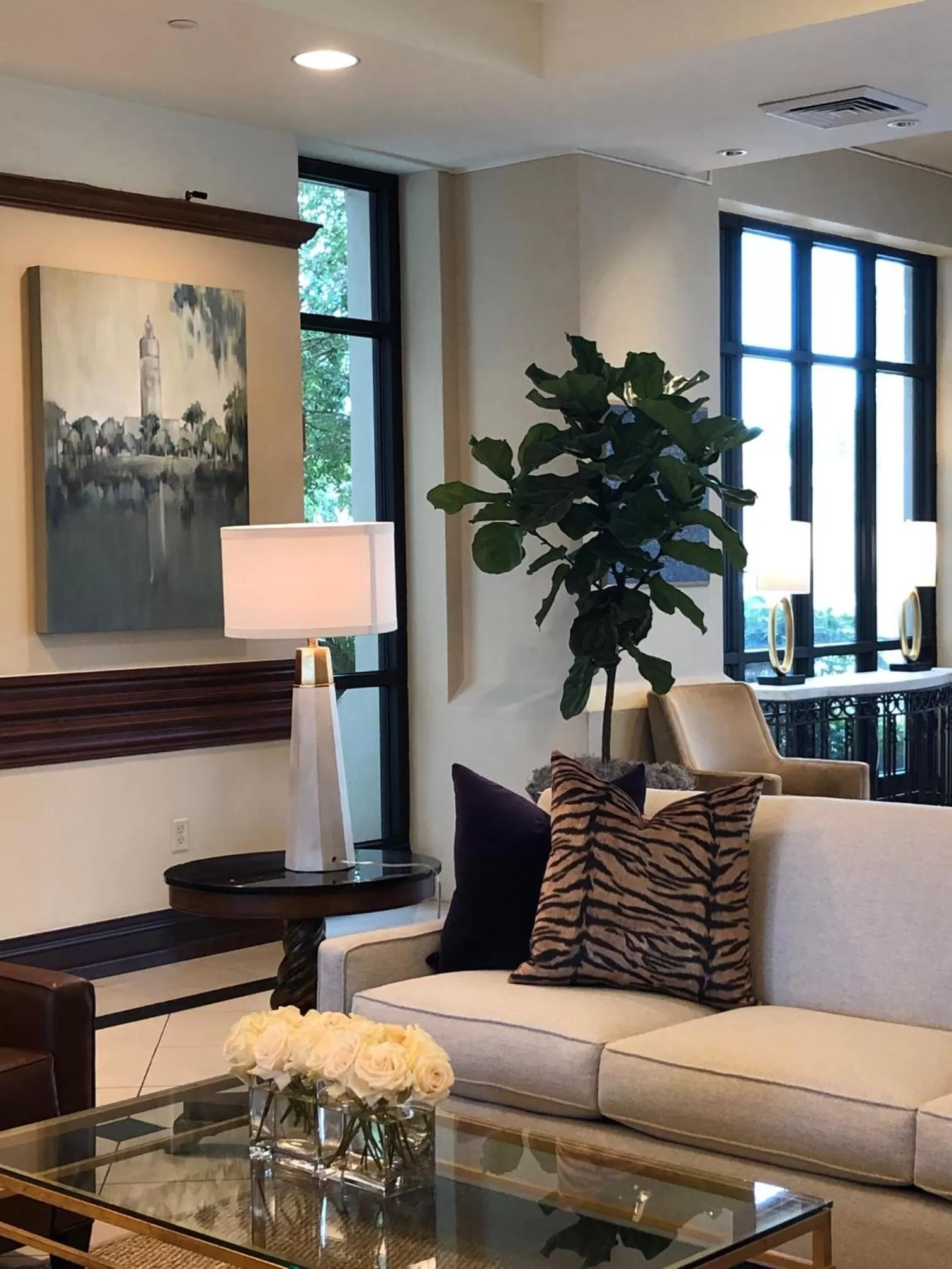 Lobby or reception in The Cook Hotel and Conference Center at LSU