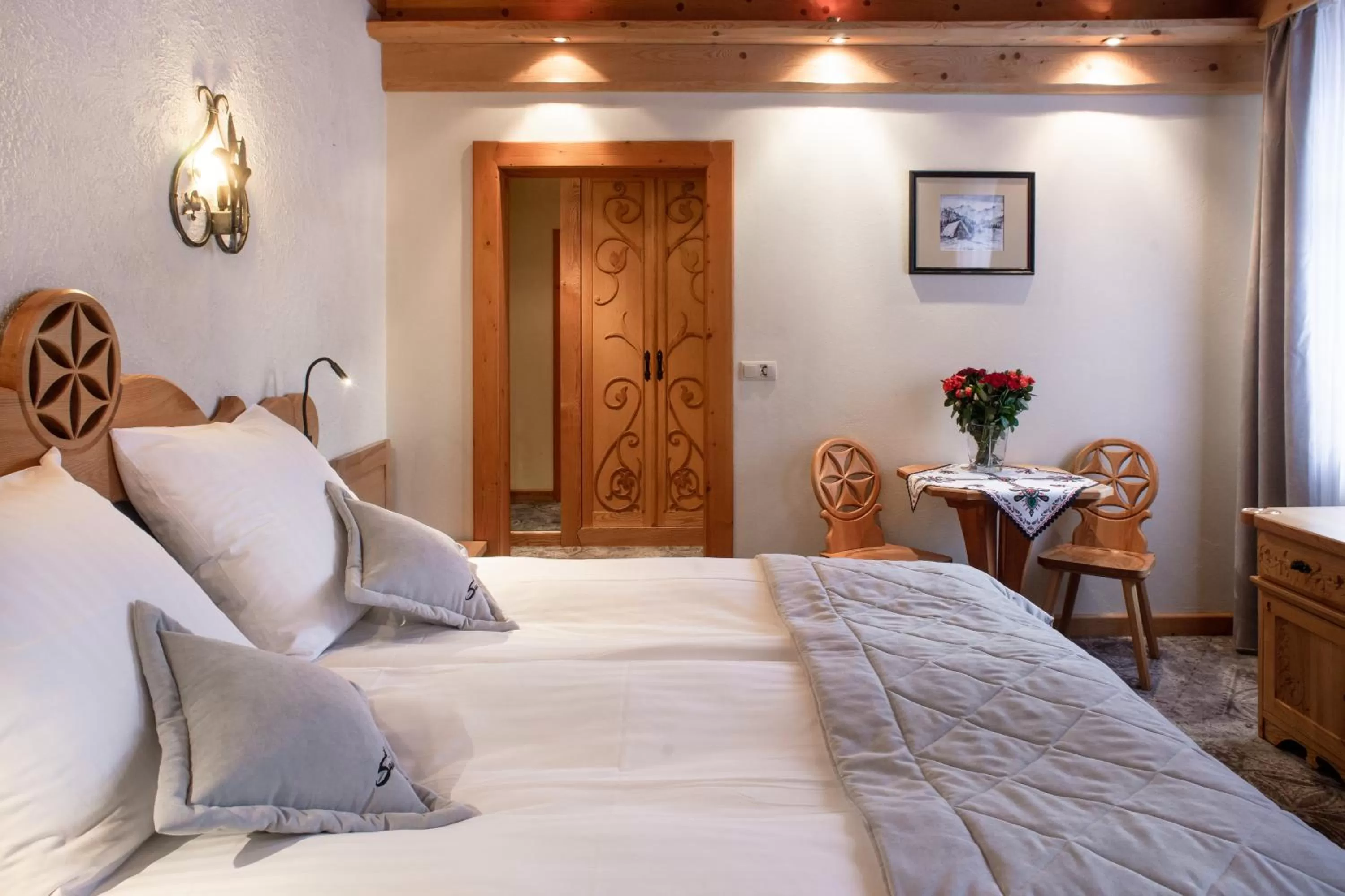 Bed in Hotel Sabała