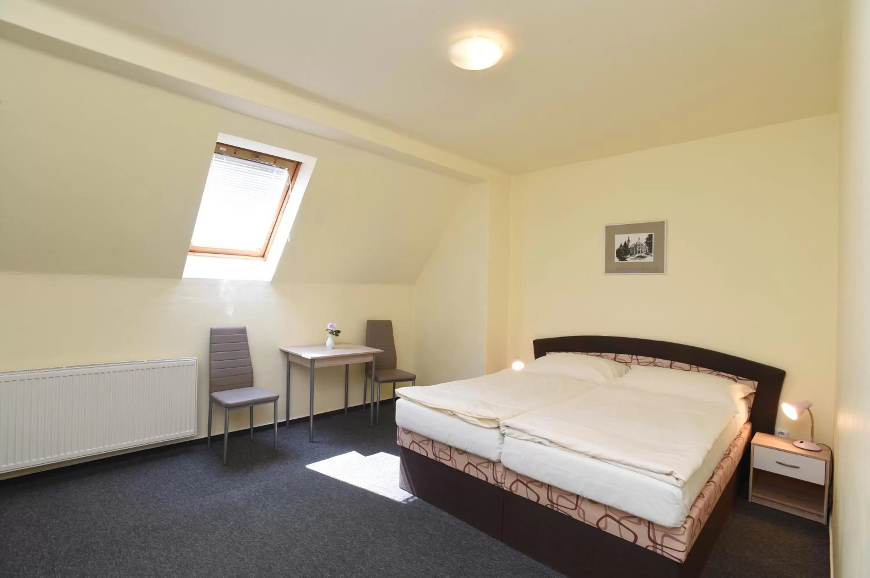 Bed in Hotel U Jezírka