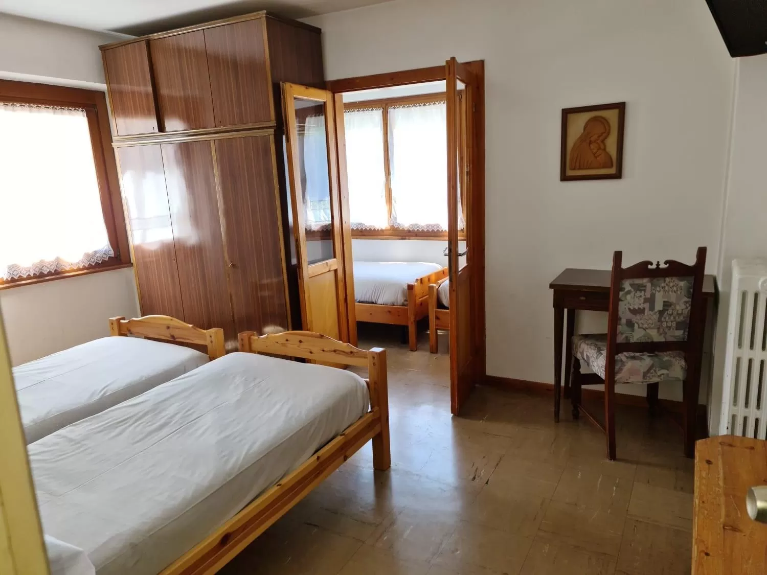 Bed in Hotel Daniela