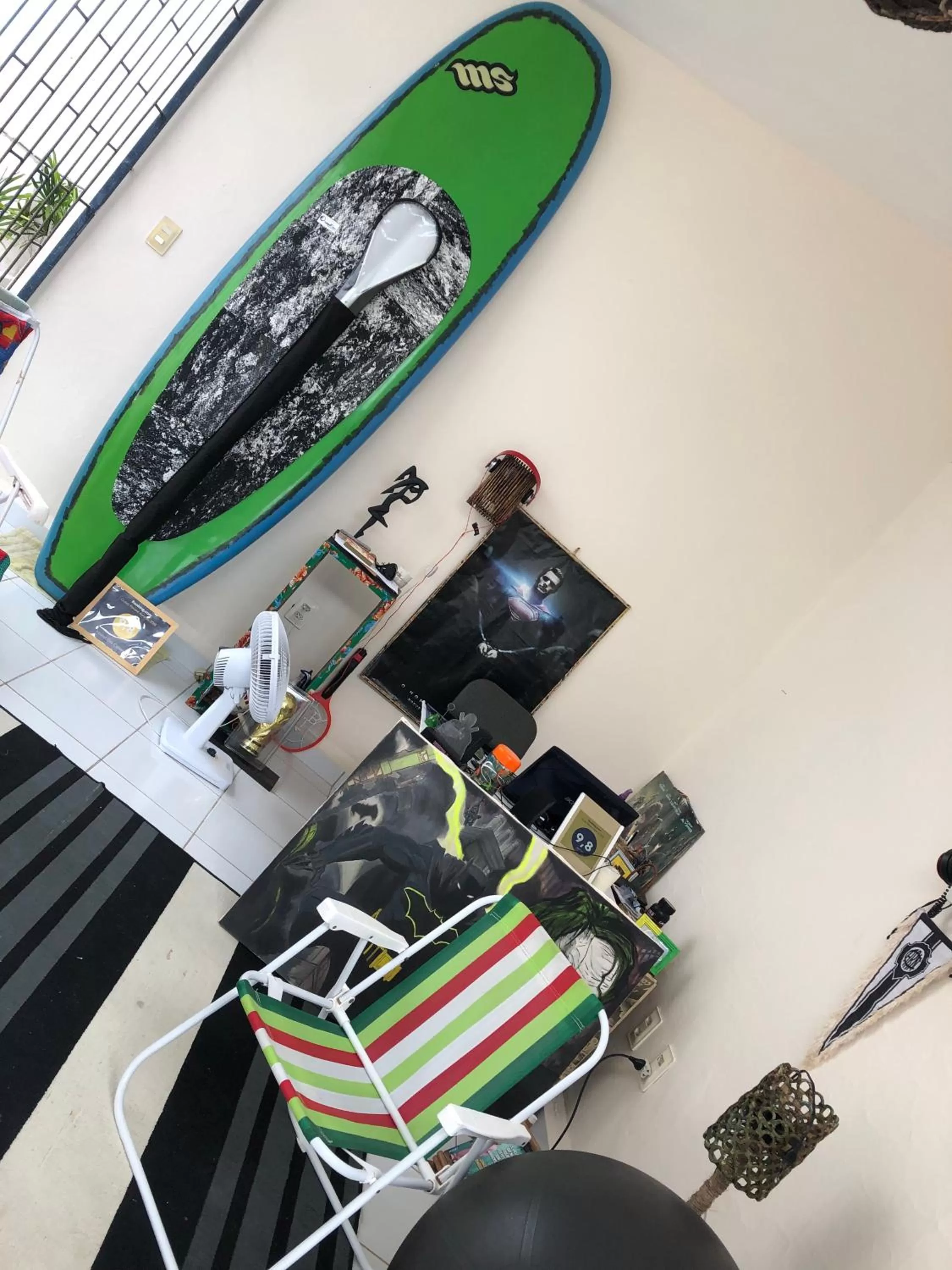 Lobby or reception in Hostel Das Canárias