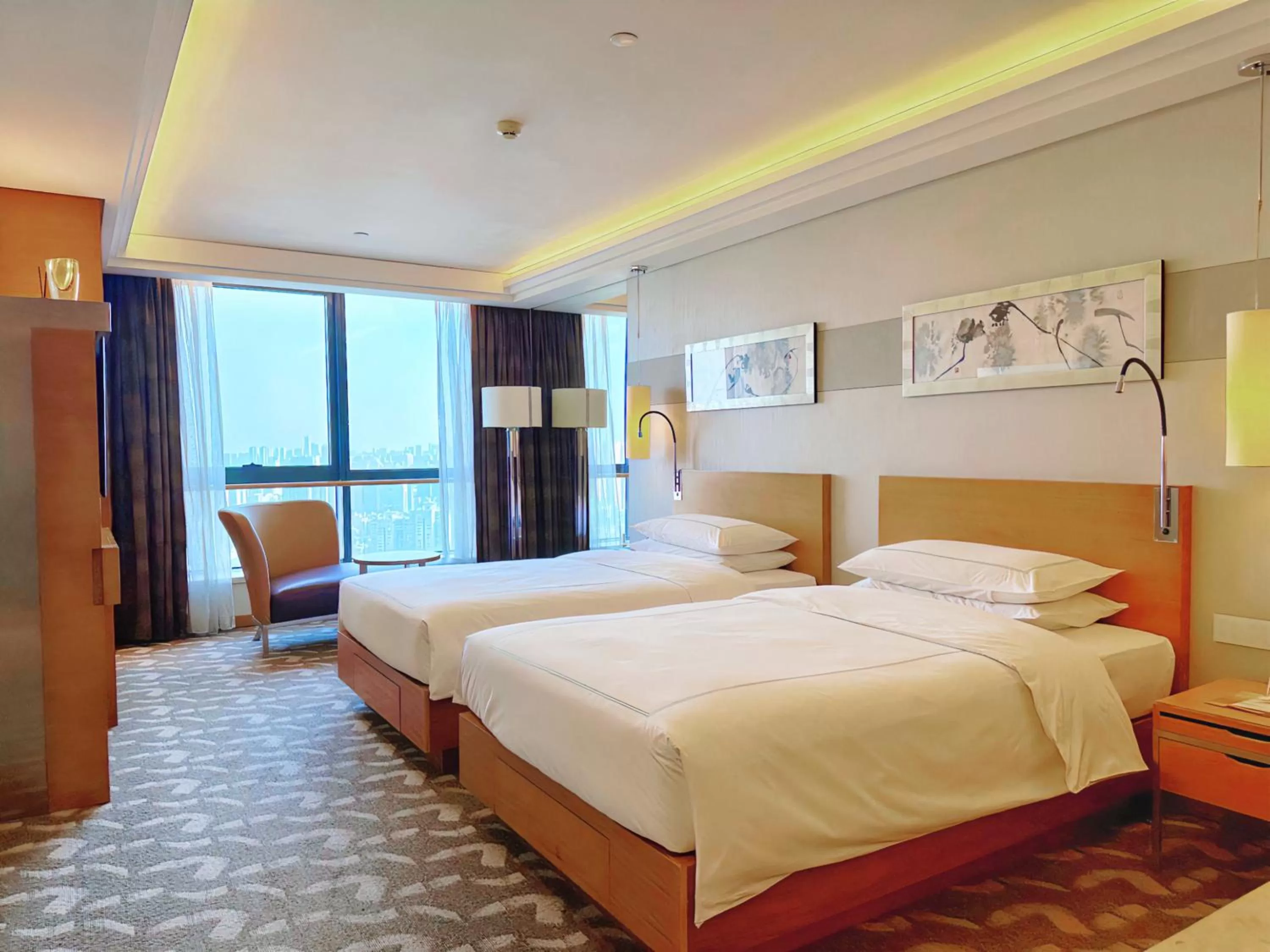 Bedroom, Bed in Swissotel Foshan, Guangdong