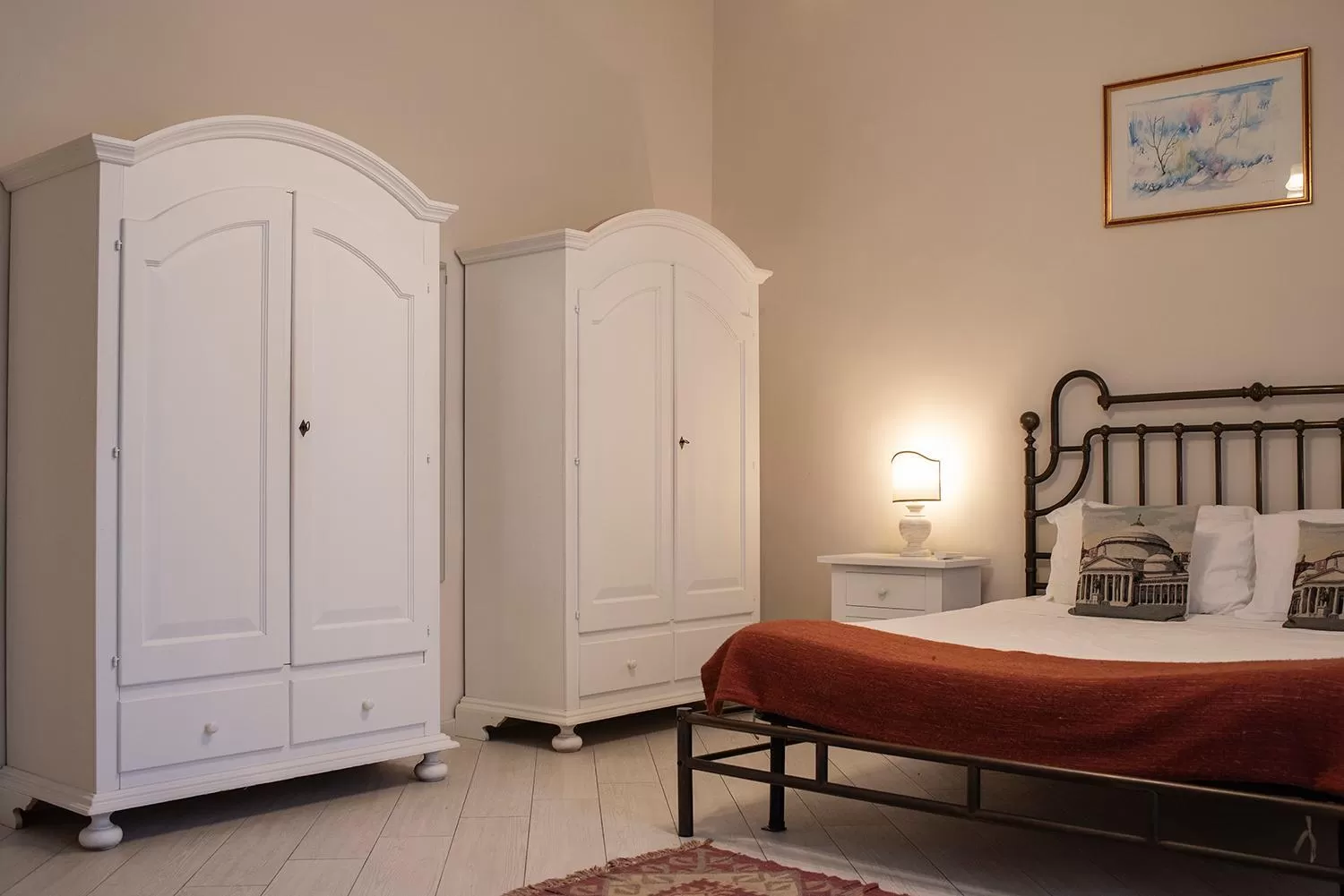 Bedroom, Bed in Domus Borbonica