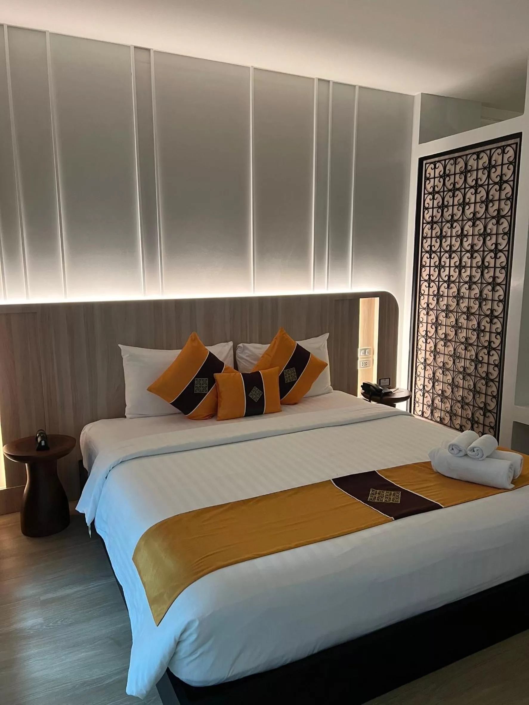 Bed in Numsai Khaosuay Resort