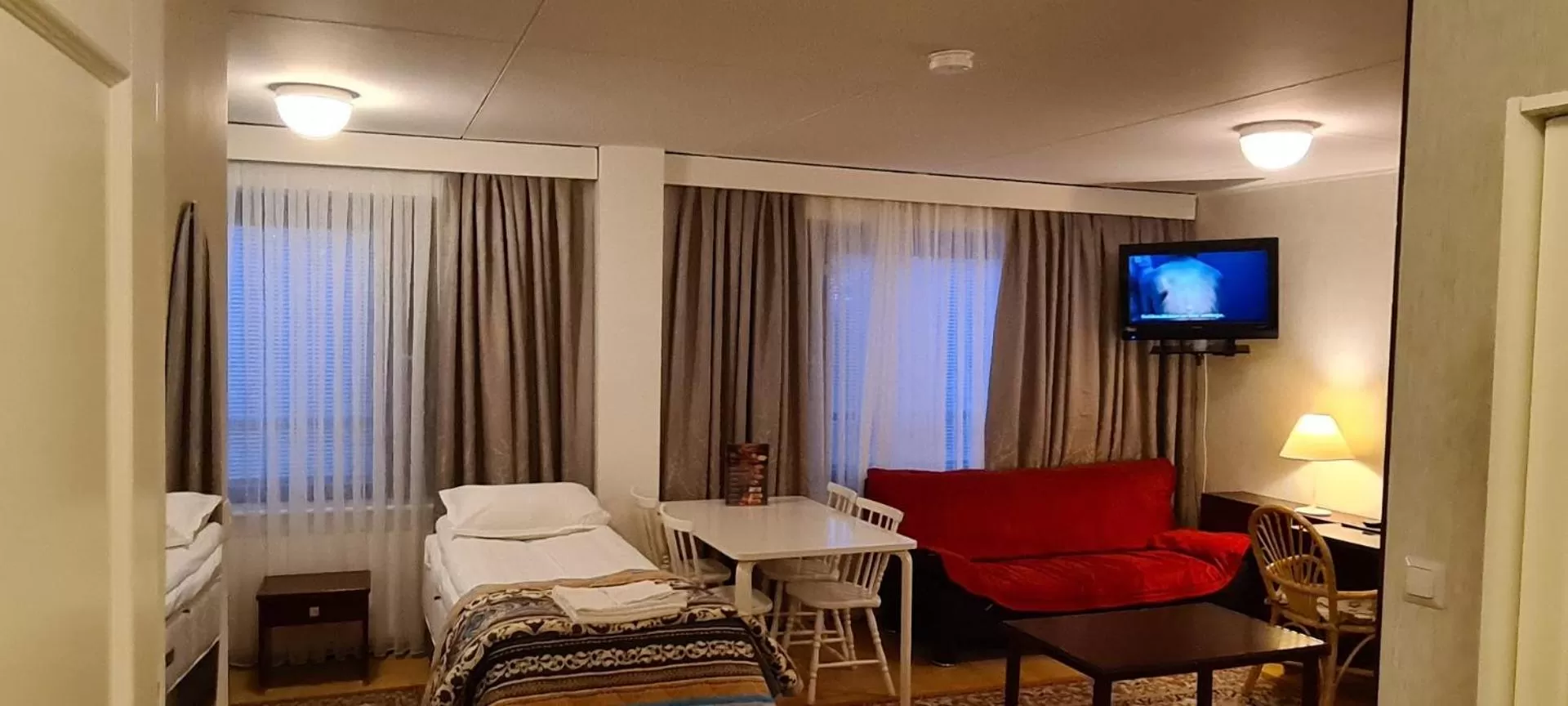 Bed in Hotelli Sandels