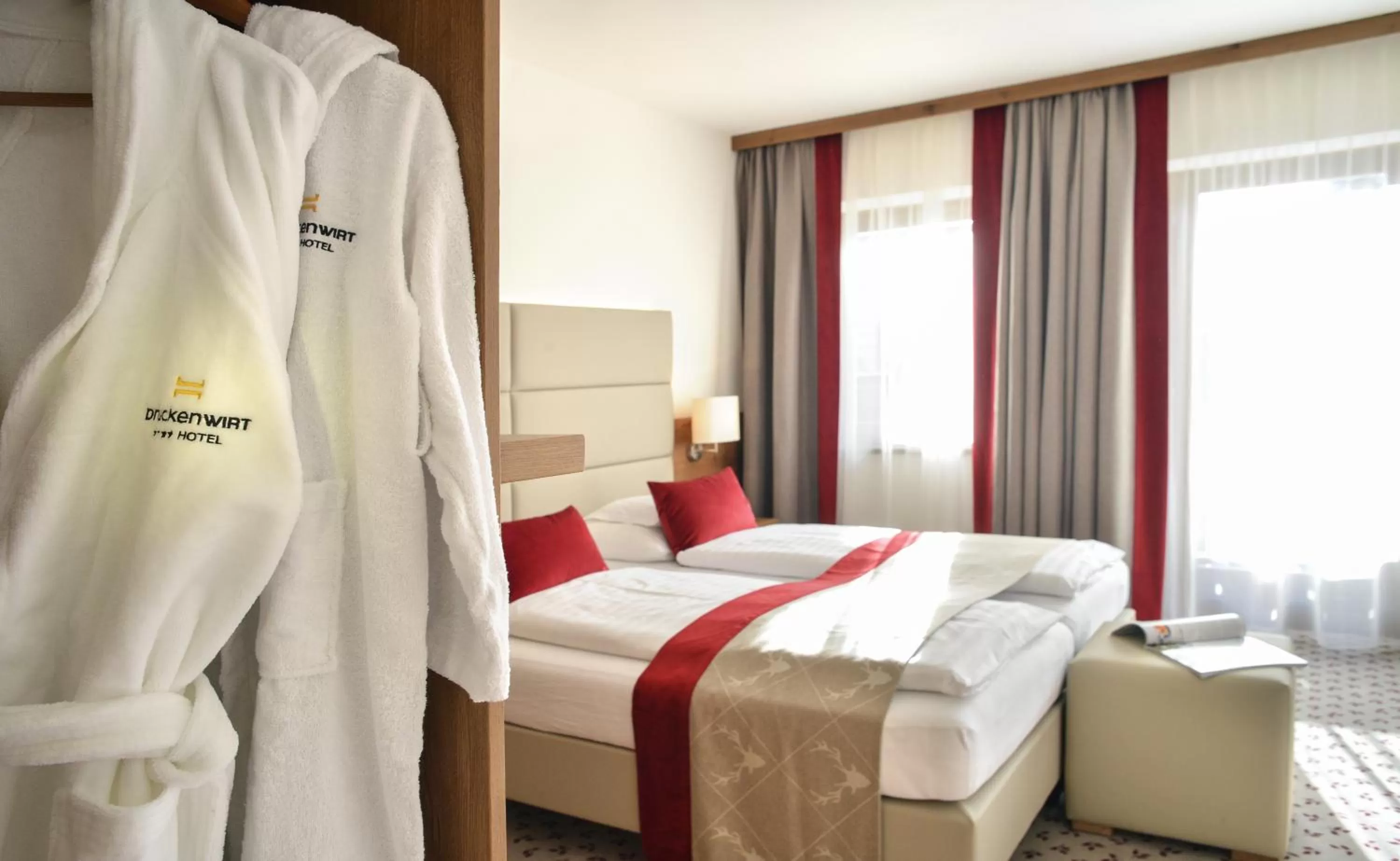 Bed in Hotel Brückenwirt