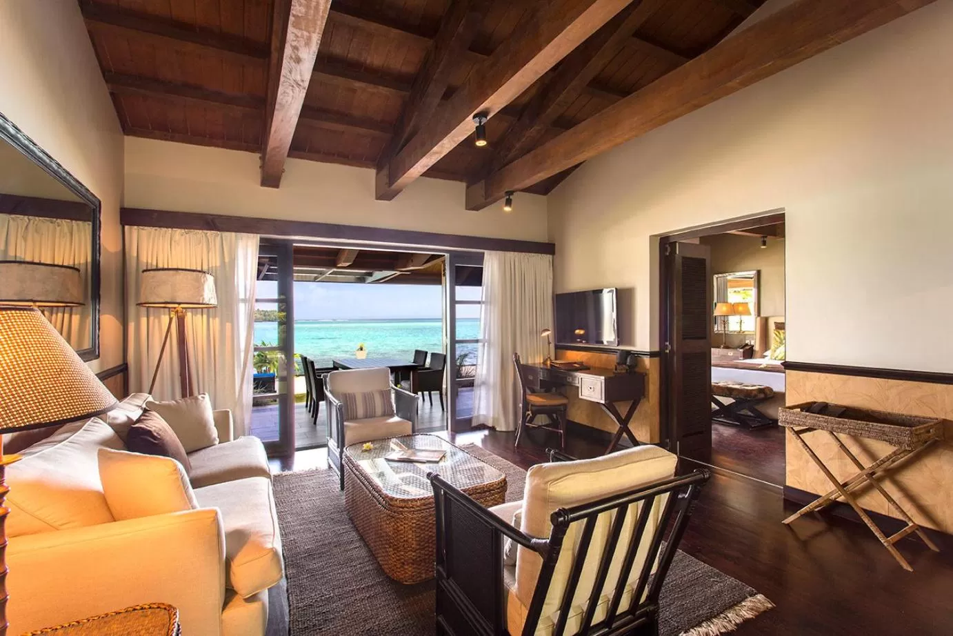 Seating area in Warwick Le Lagon Resort & Spa, Vanuatu