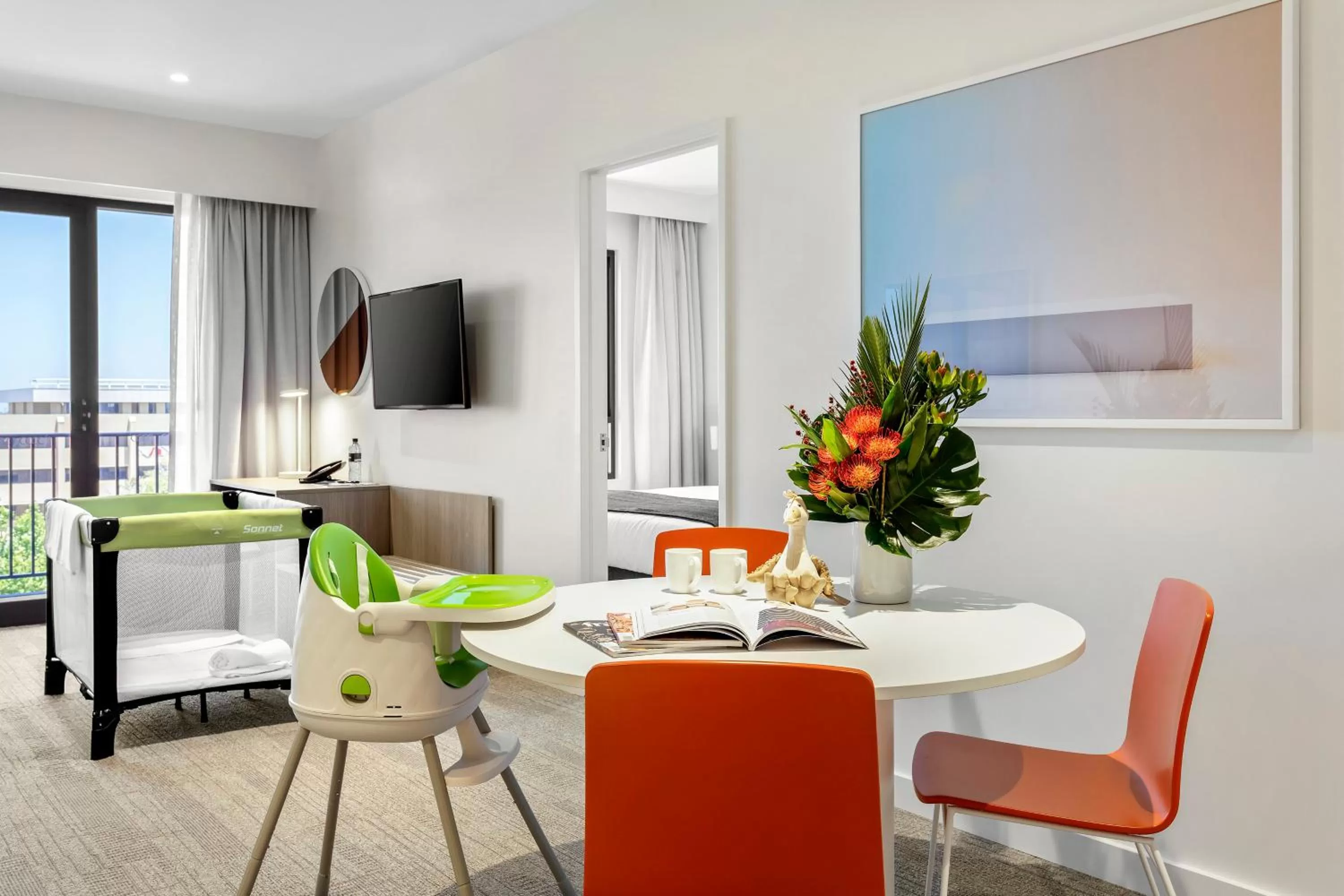 Living room in Quest Joondalup