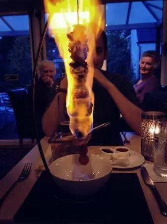 Food close-up in The Fairburn Hotel