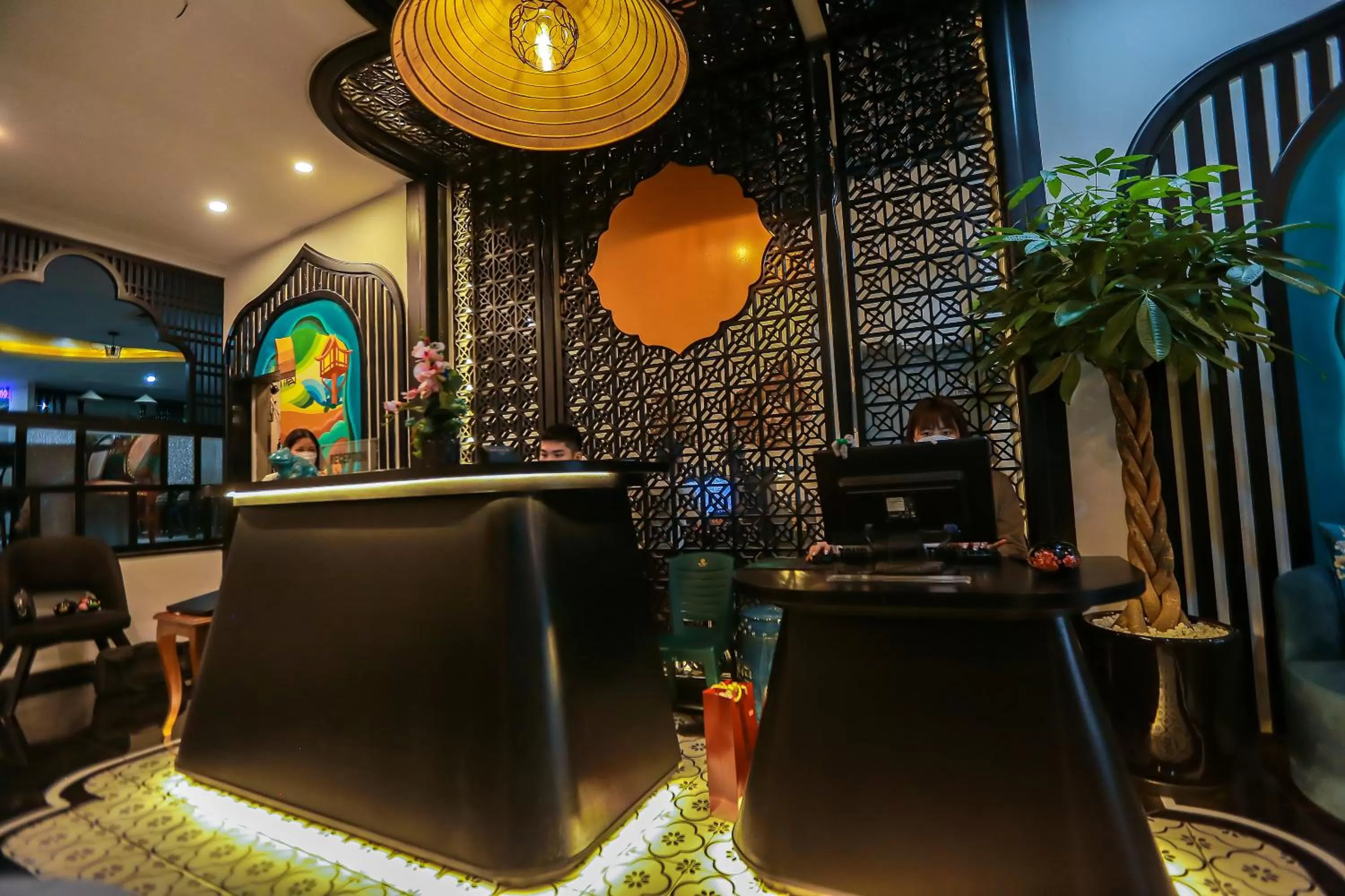 Lobby or reception in Hanoi Center Silk Hotel & Travel