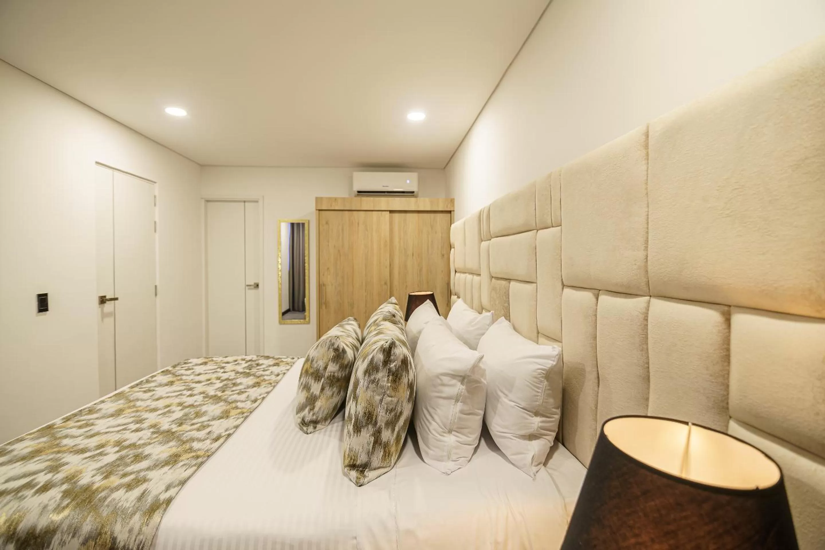 Bed in First Class Hotel