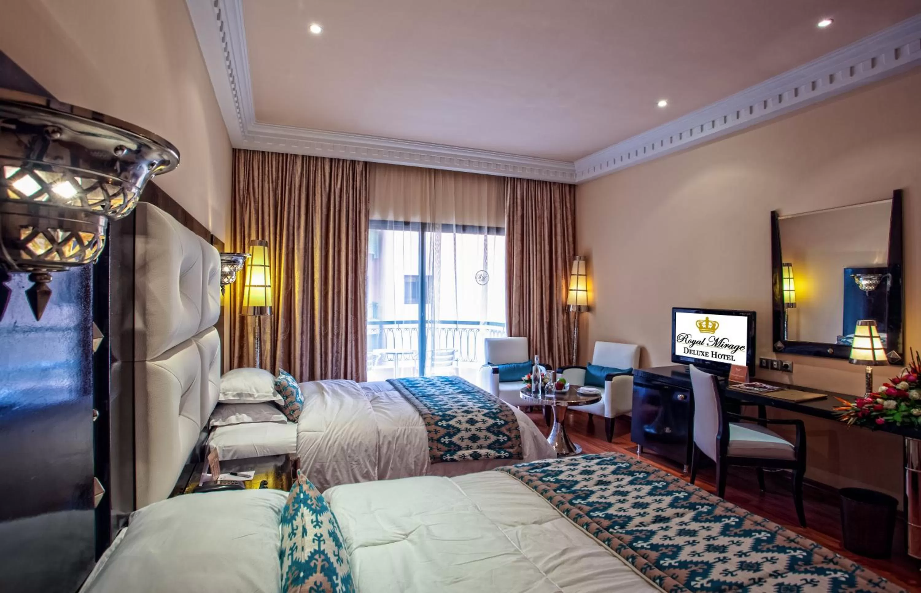 Photo of the whole room, Bed in Royal Mirage Deluxe