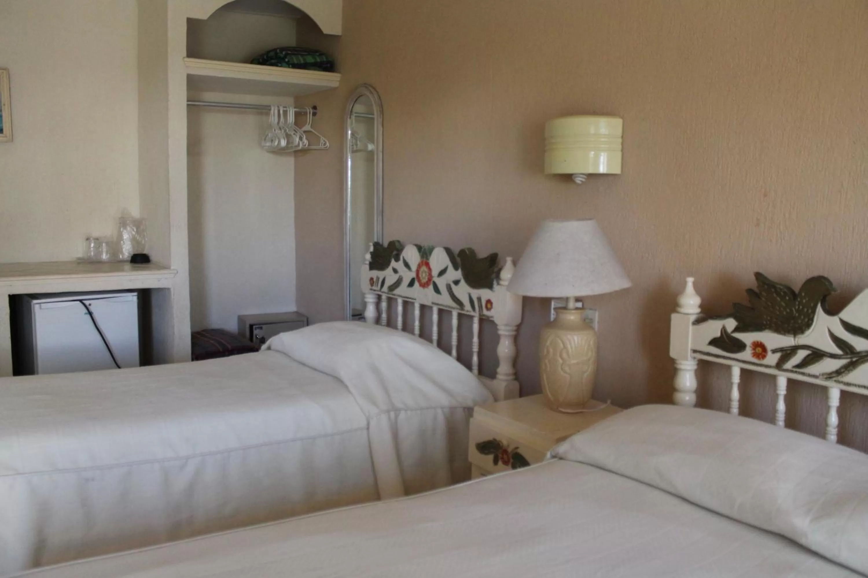 Bed in Hotel Cabanas Maria Del Mar