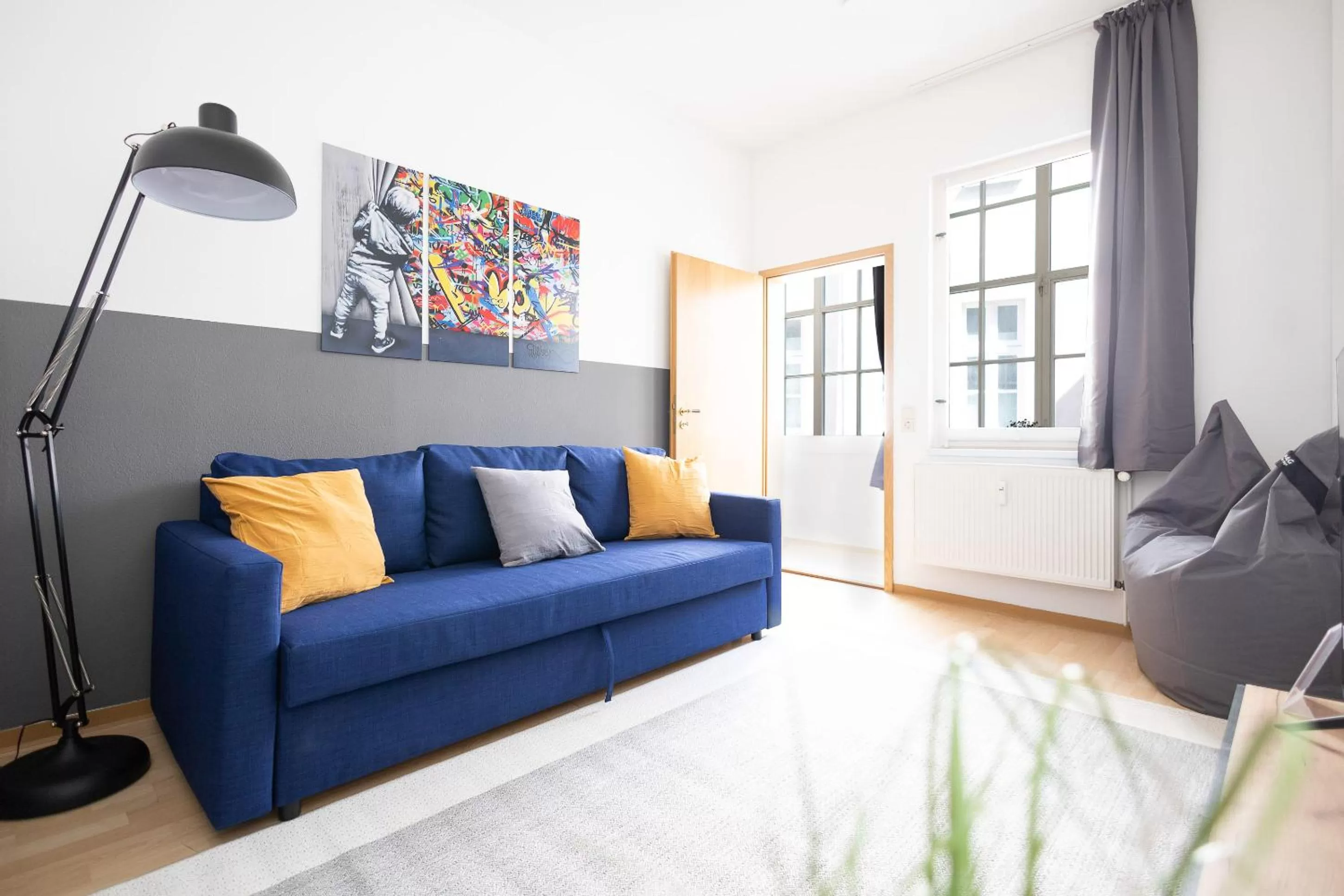 Living room in Apartments an der Oper - Innenstadt - Zentral - Küche - Wifi - Powered by Ko-Living