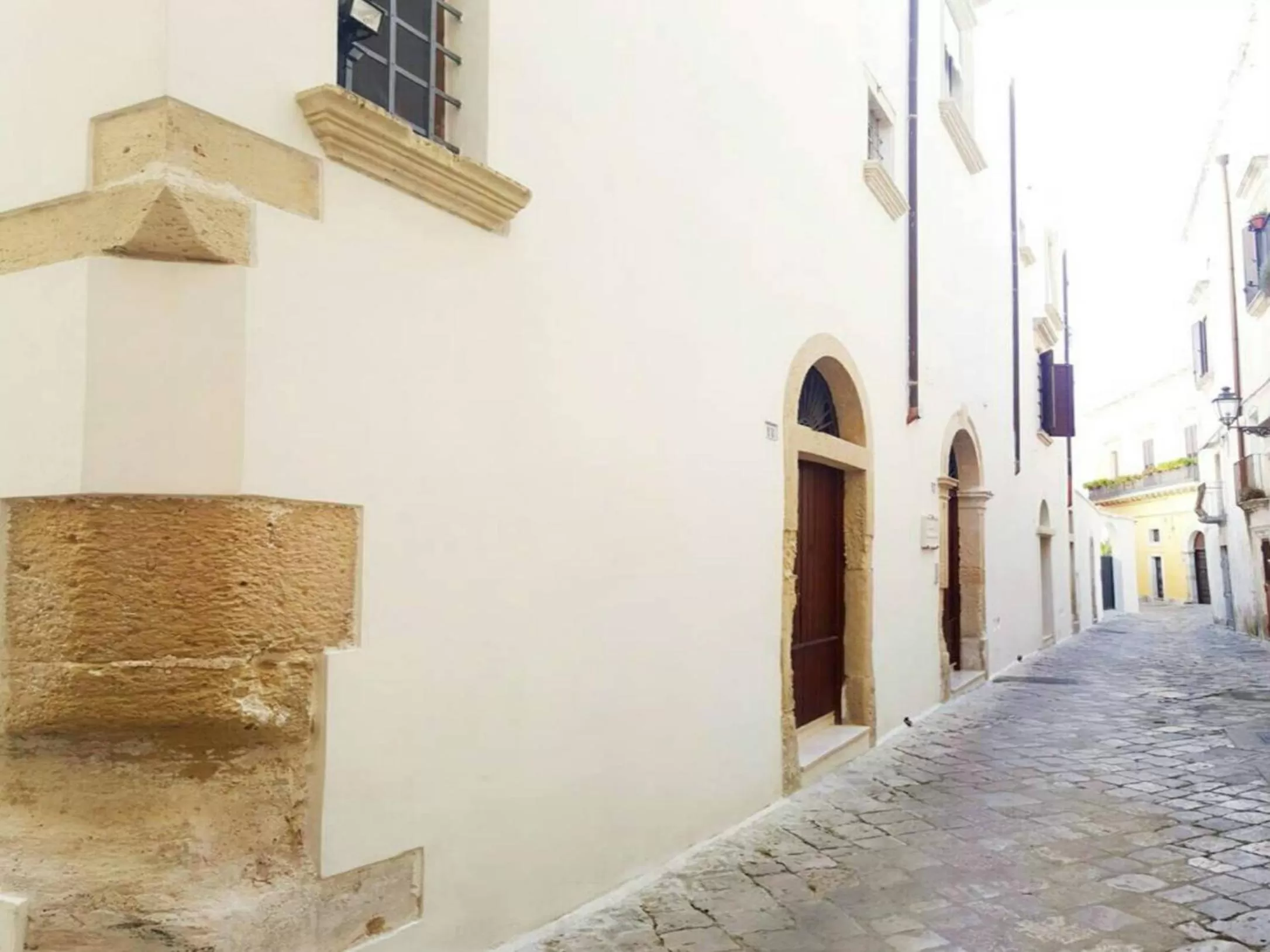 Facade/entrance in Palazzo Cavoti