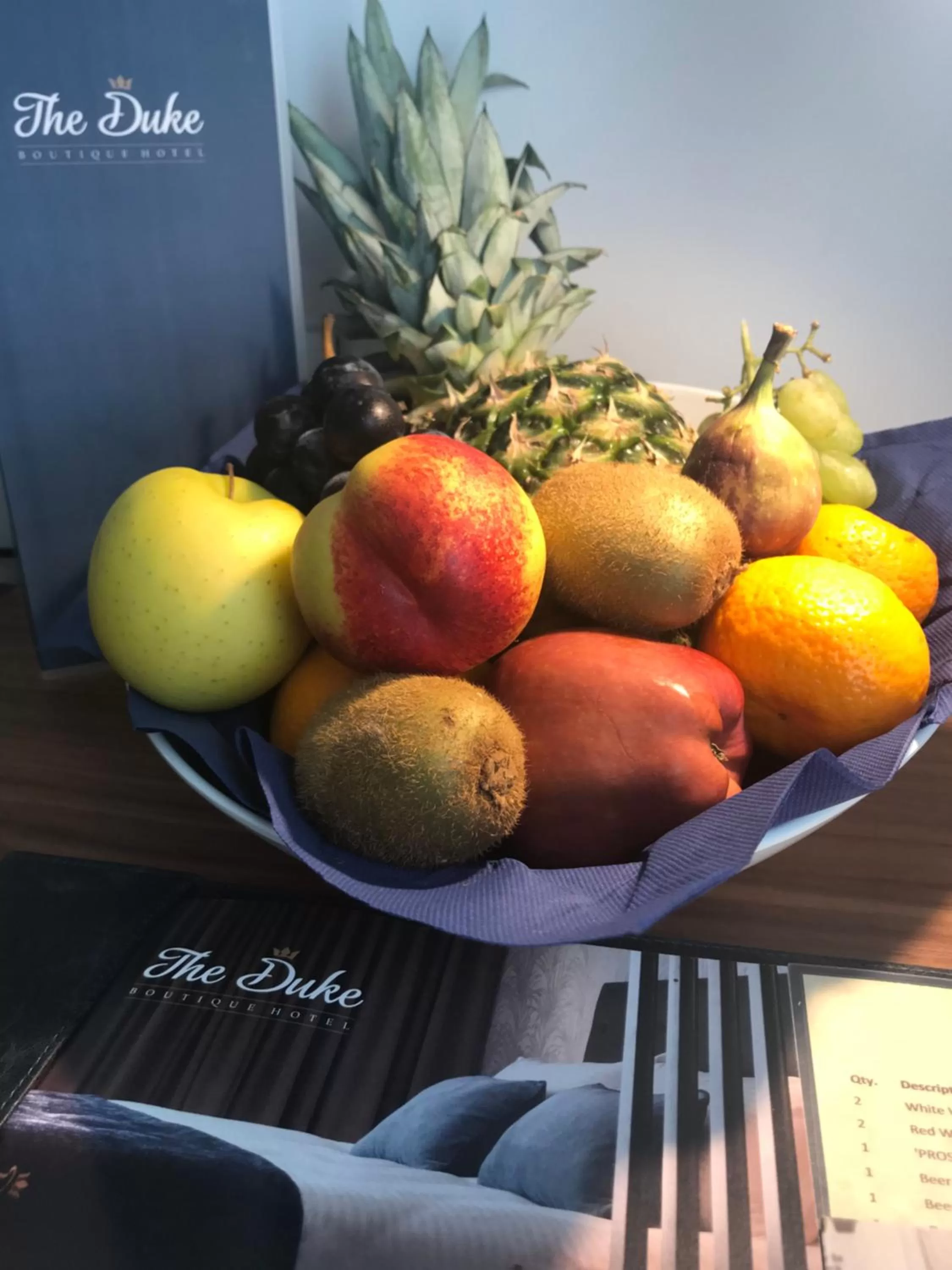 Food close-up in The Duke Boutique Hotel