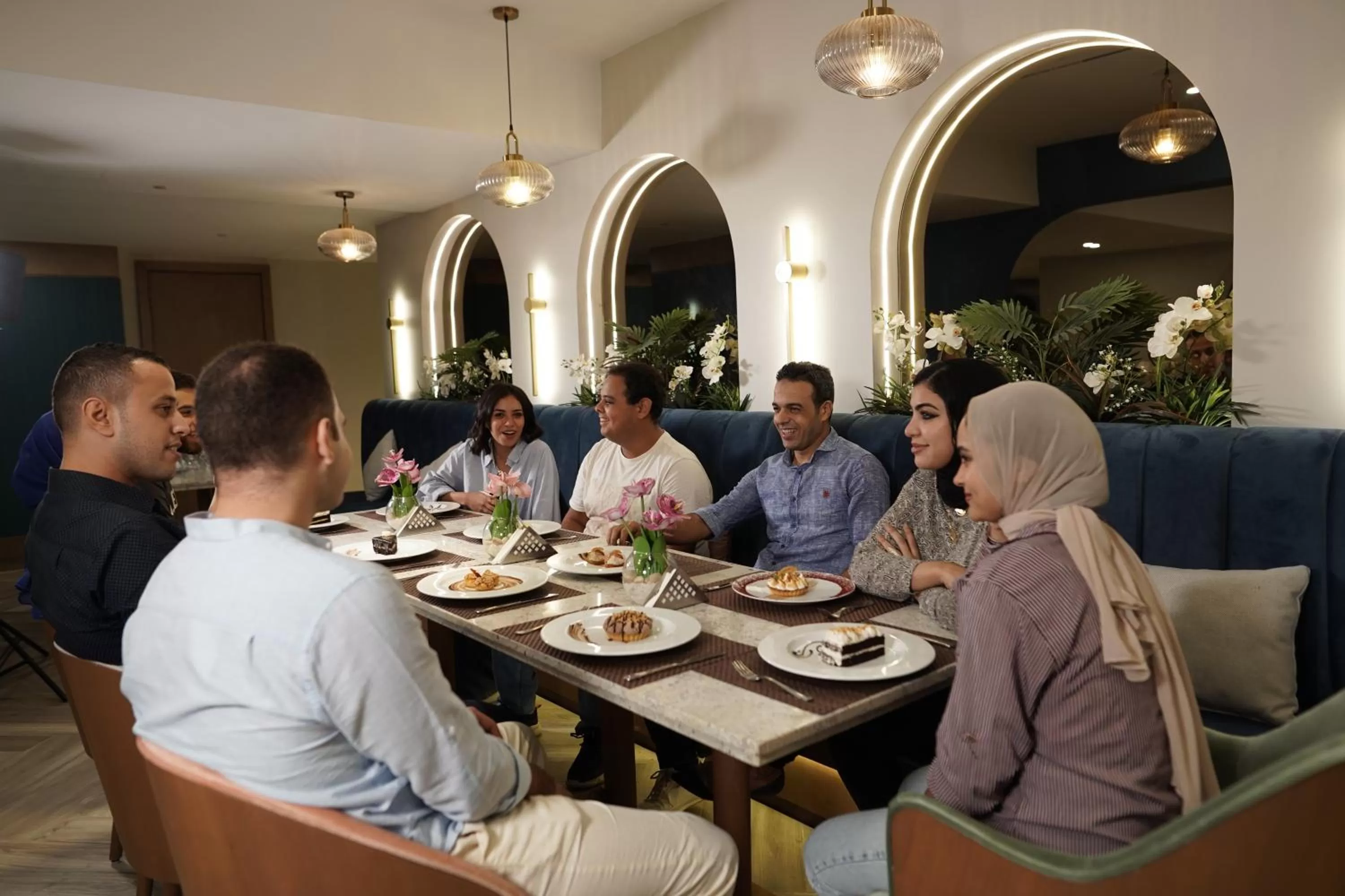 Restaurant/places to eat in The Grand Plaza Hotel Smouha