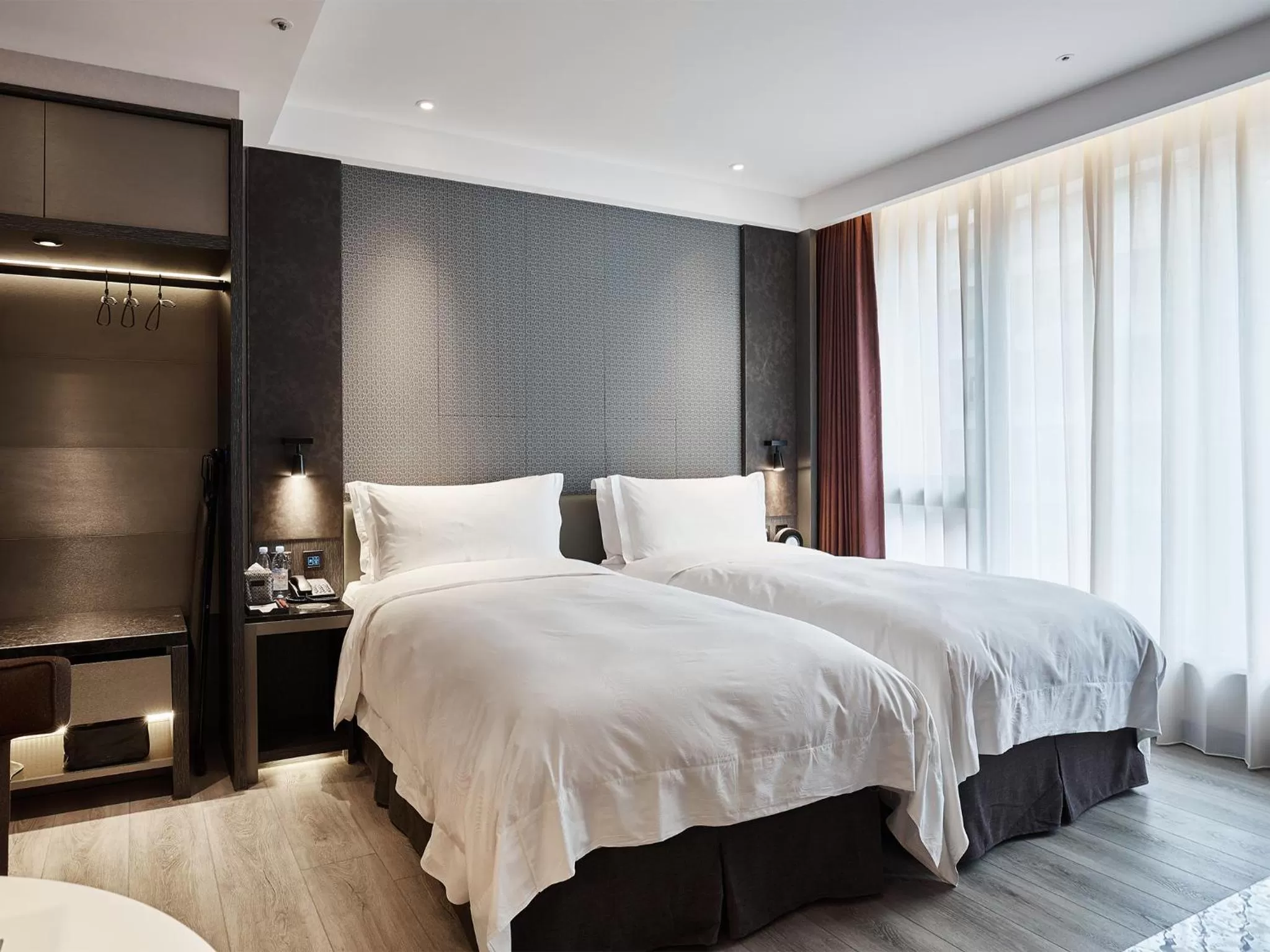 Photo of the whole room, Bed in The Tango Hotel Taipei Jiantan