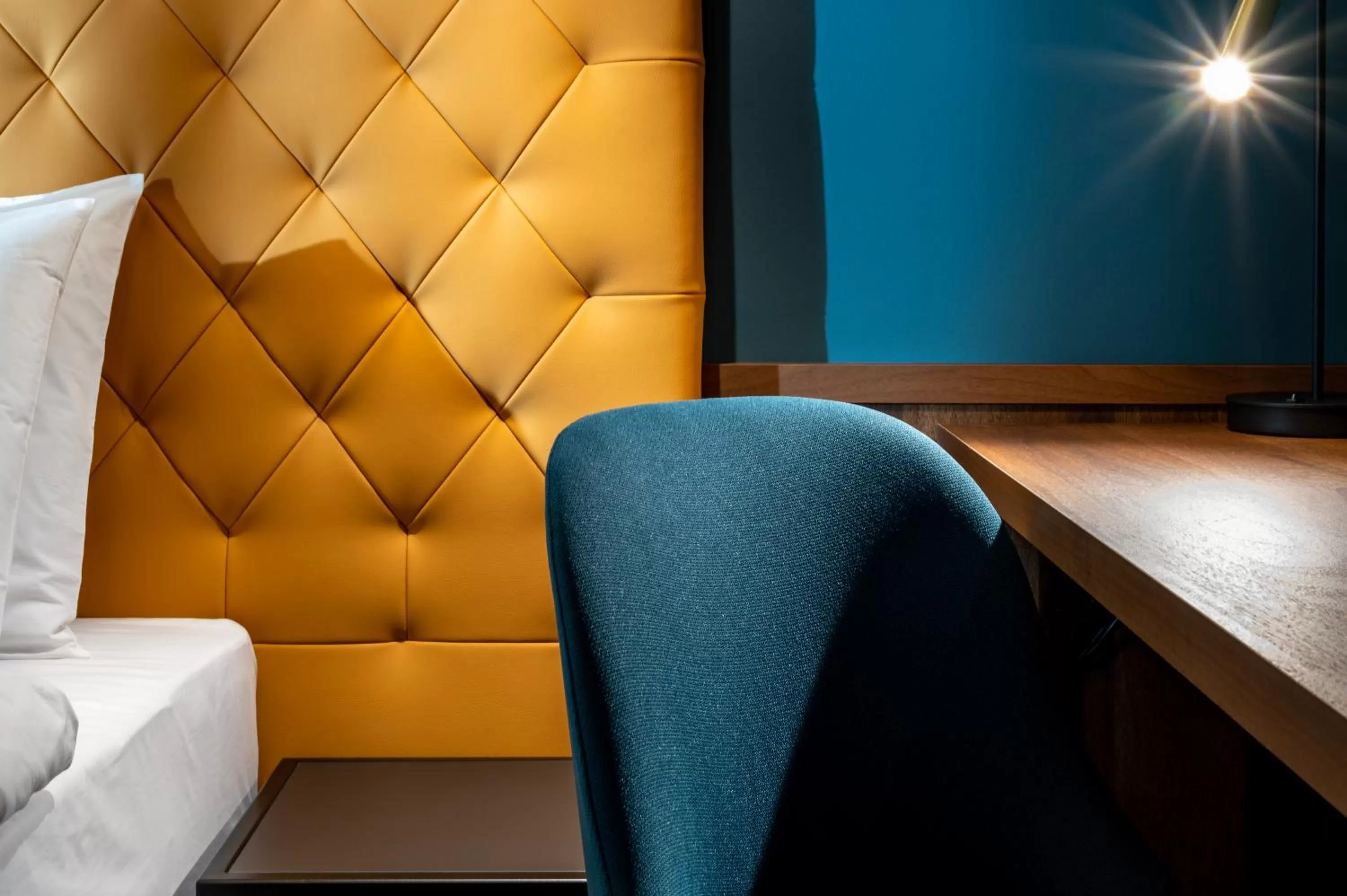 Decorative detail, Bed in Palatinus Boutique Hotel