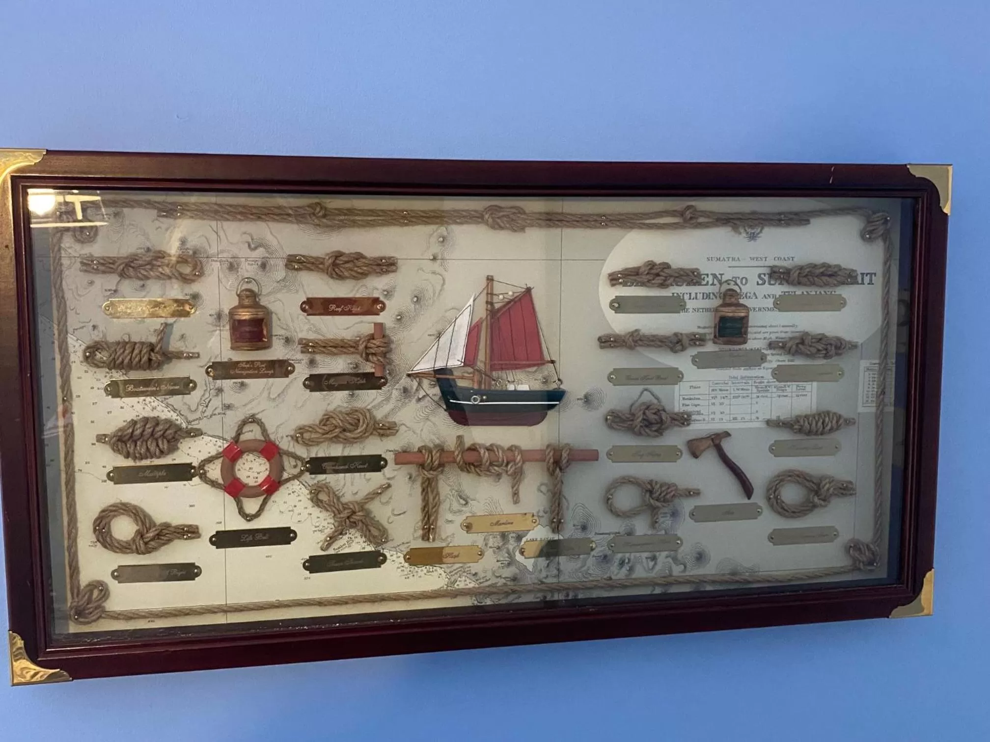 Decorative detail in Seabank House Bed and Breakfast Ahoy