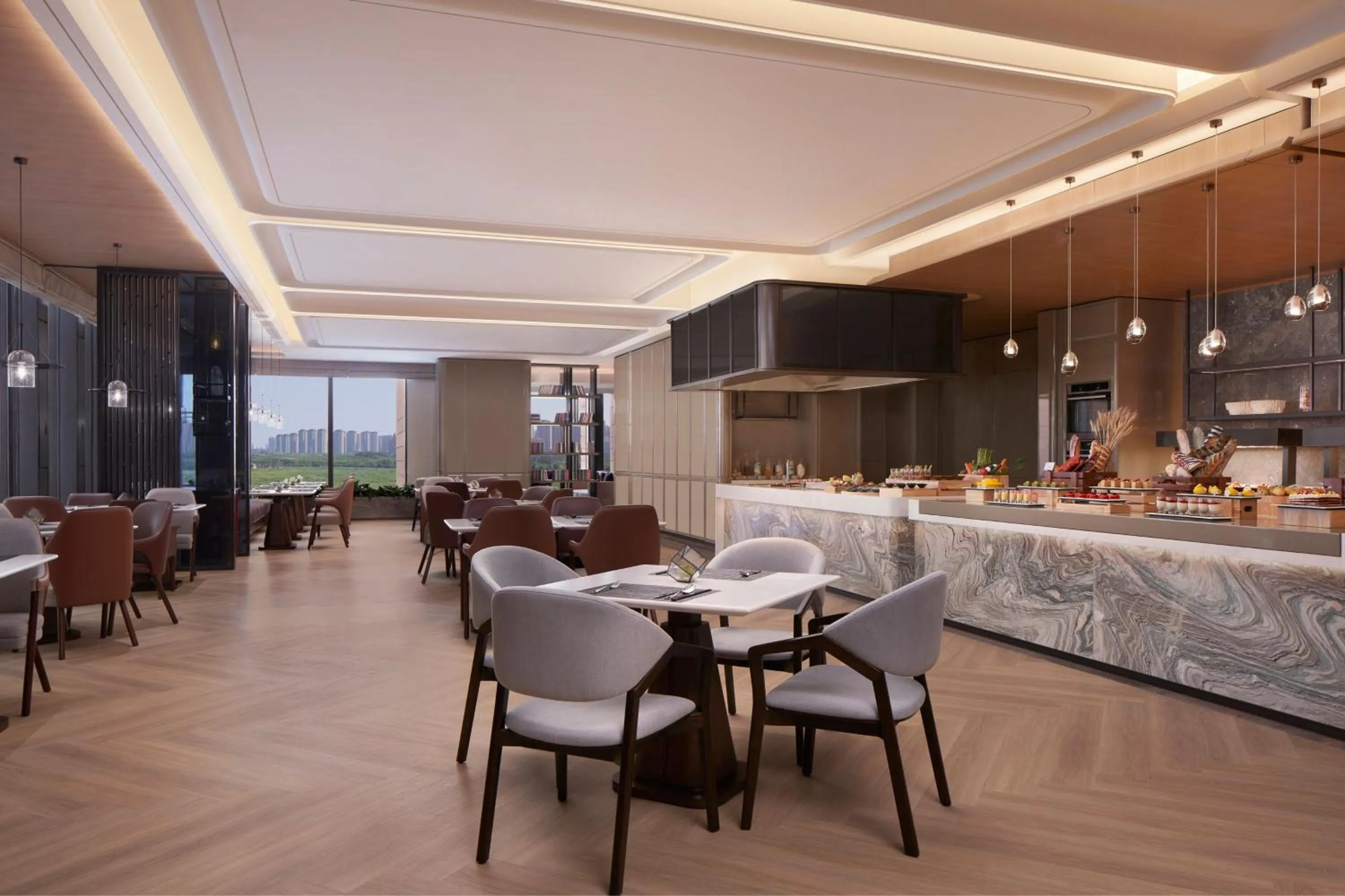Lounge or bar in Tianjin Marriott Hotel National Convention and Exhibition Center