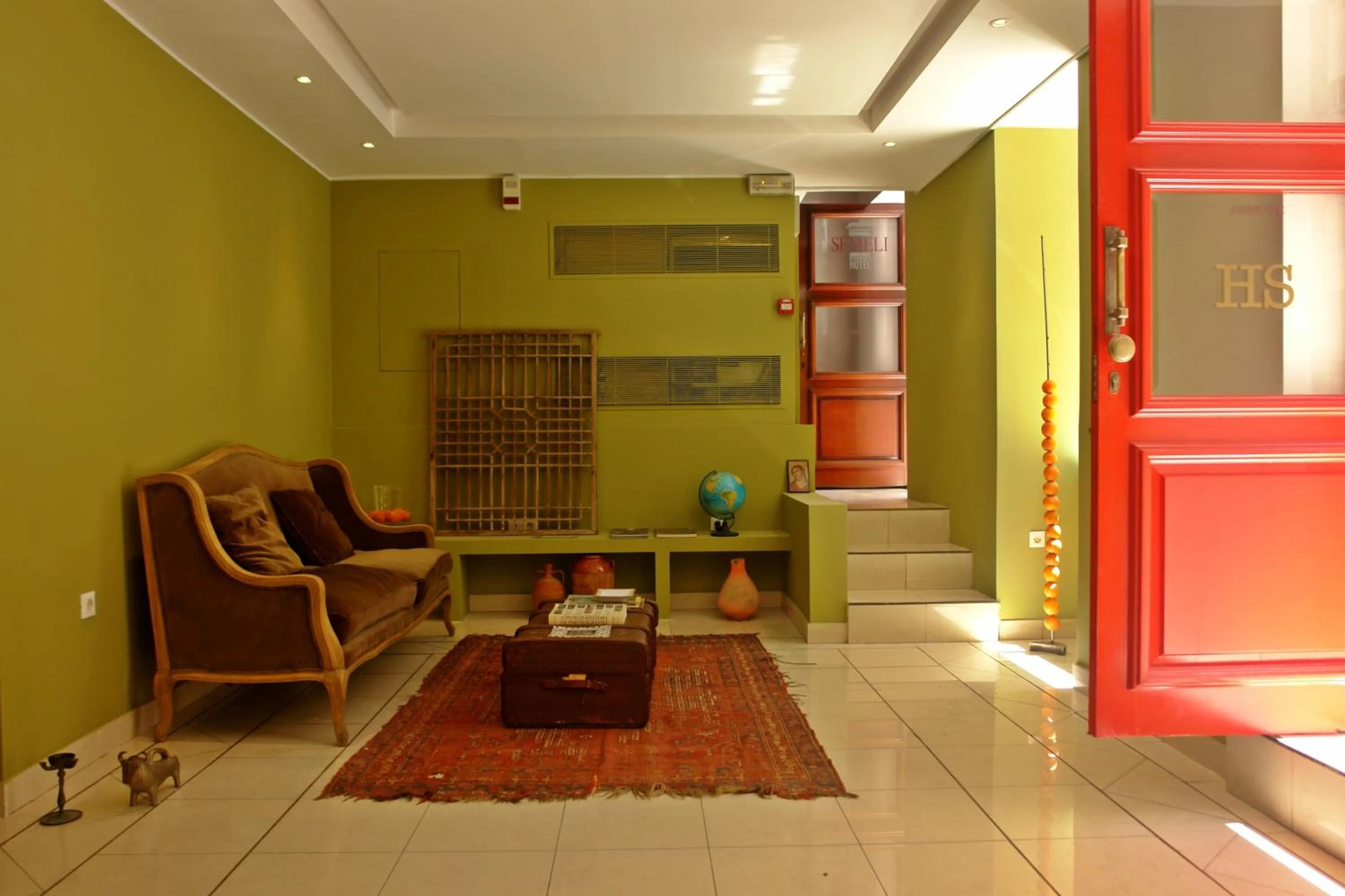 Lobby or reception in Semeli Hotel