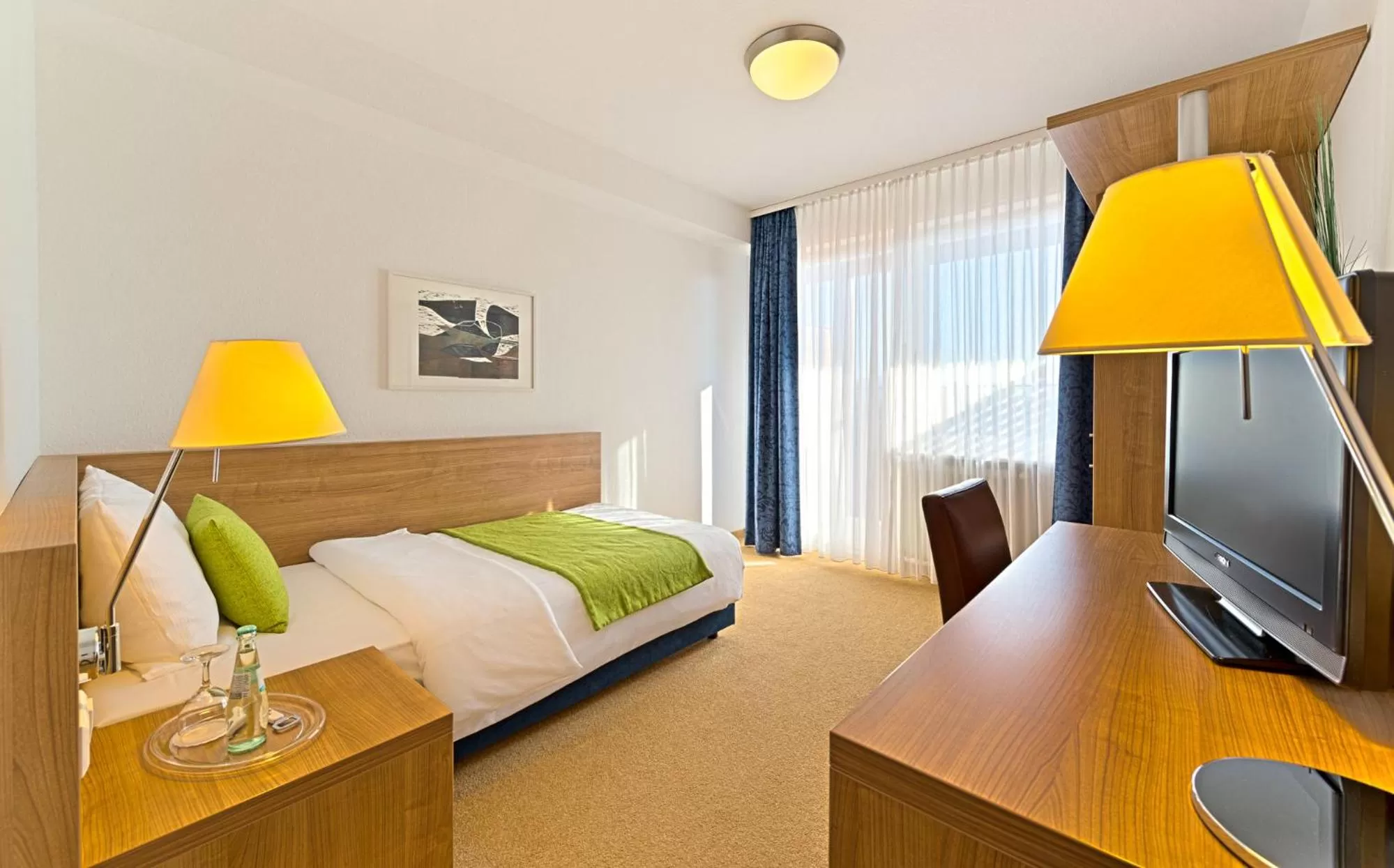 Photo of the whole room, Bed in Sapia Hotel St. Fridolin