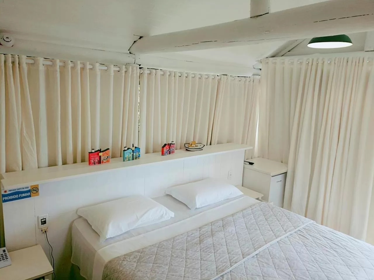 Bed in Pousada Canto da Vigia