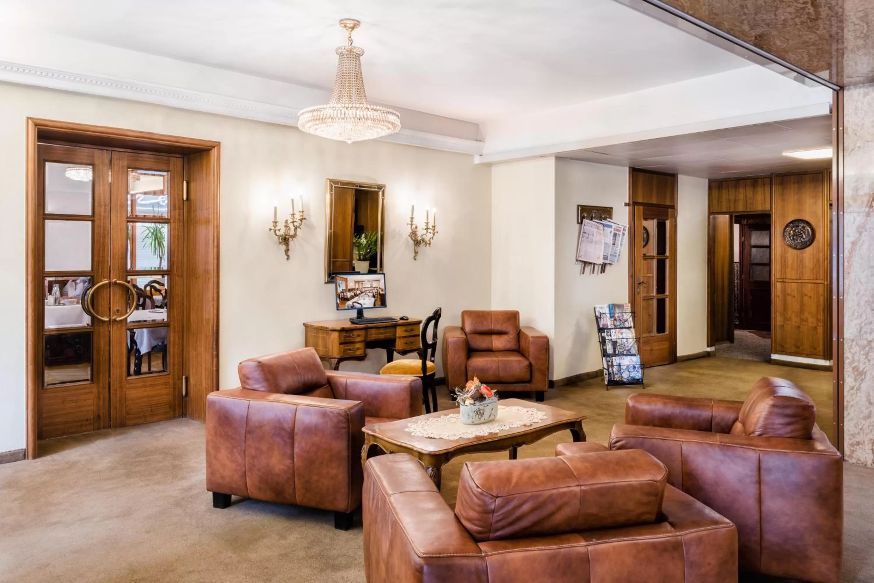 Lobby or reception in Hotel Mariahilf