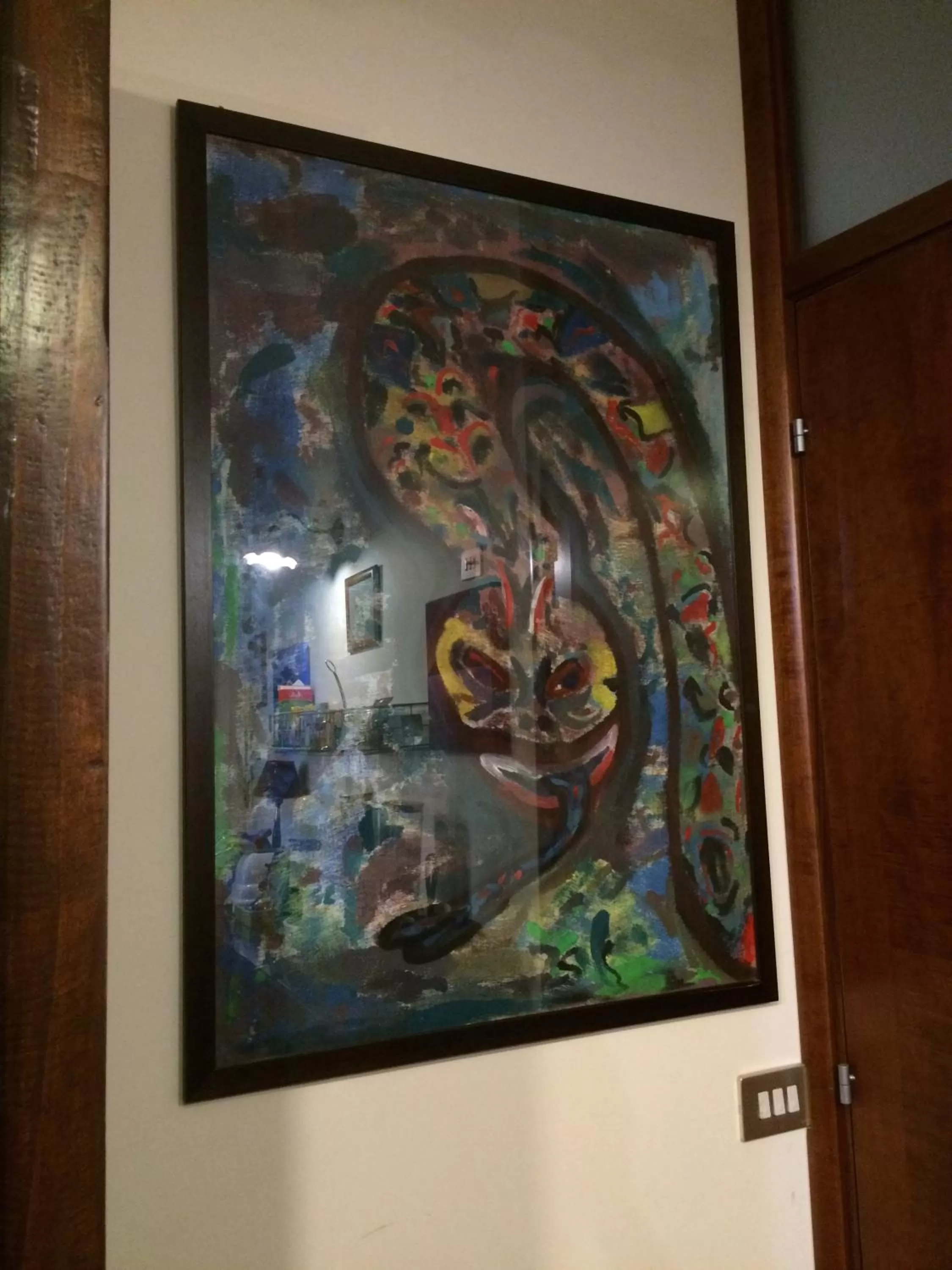 Decorative detail, TV/Entertainment Center in B&B Casamiranapoli