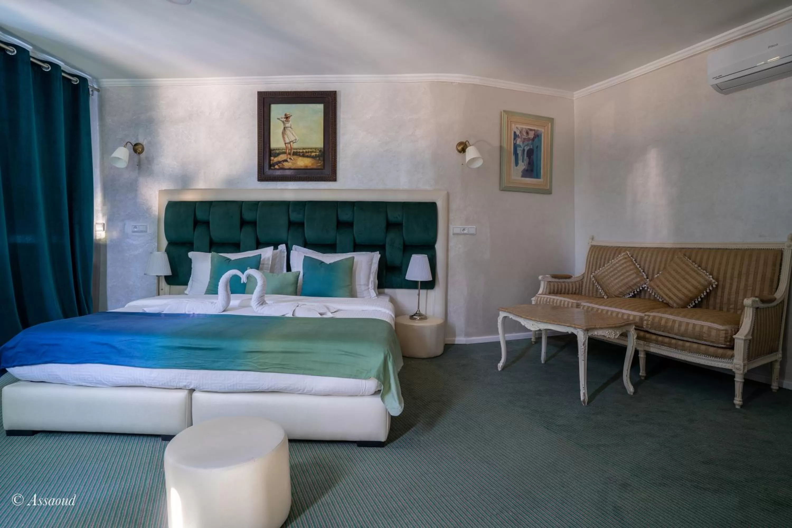 Bed in Hôtel ZIRYAB