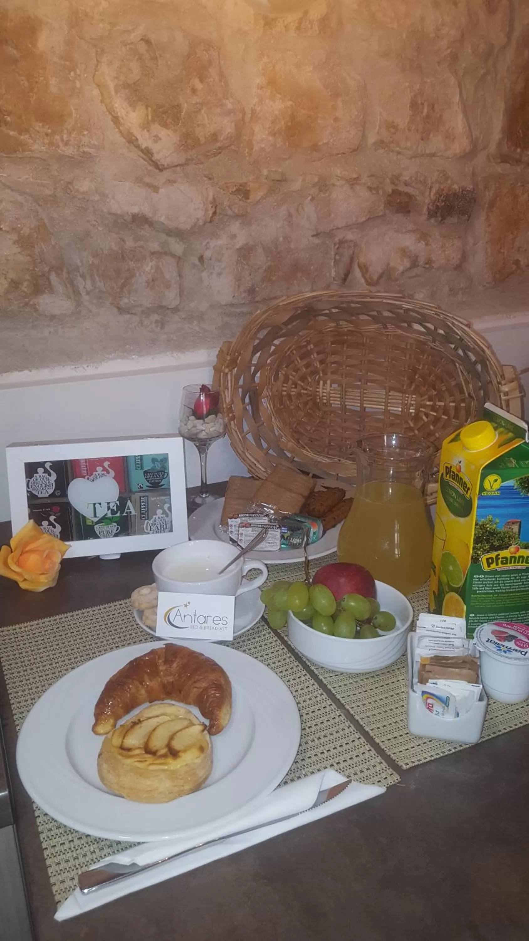 Italian breakfast in Antares