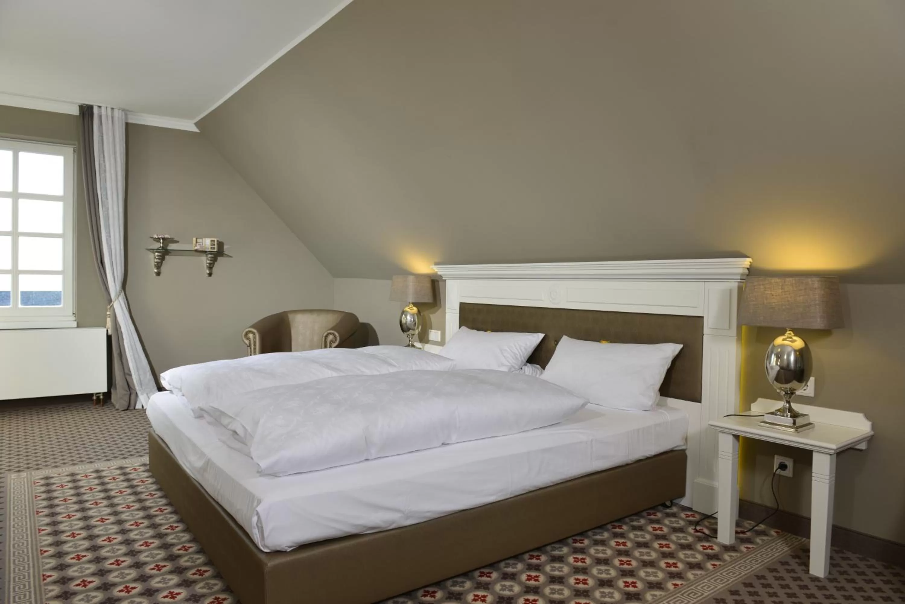 Bedroom, Bed in Hotel Alte Schule