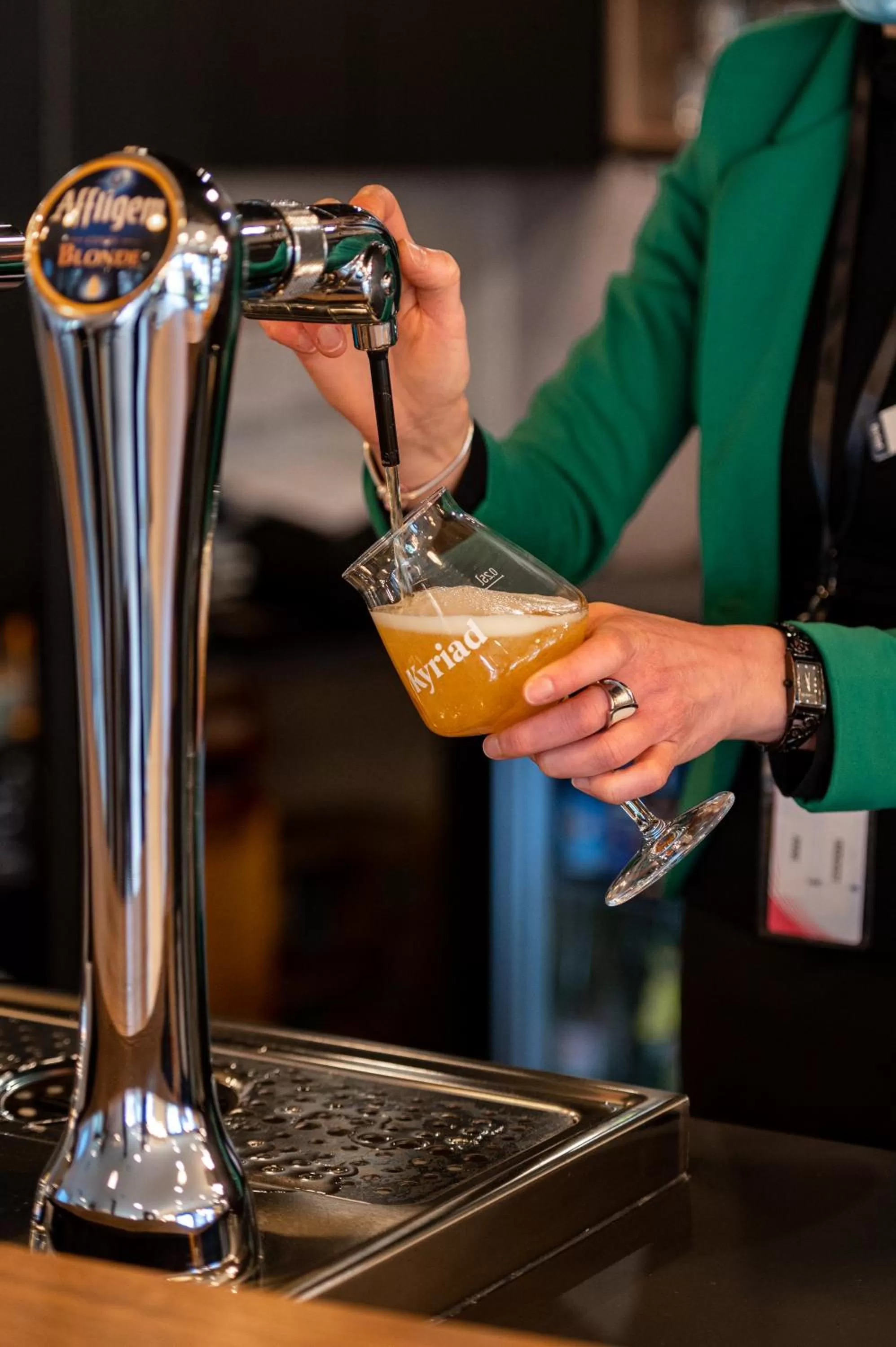 Lounge or bar in Kyriad Hotel Laval