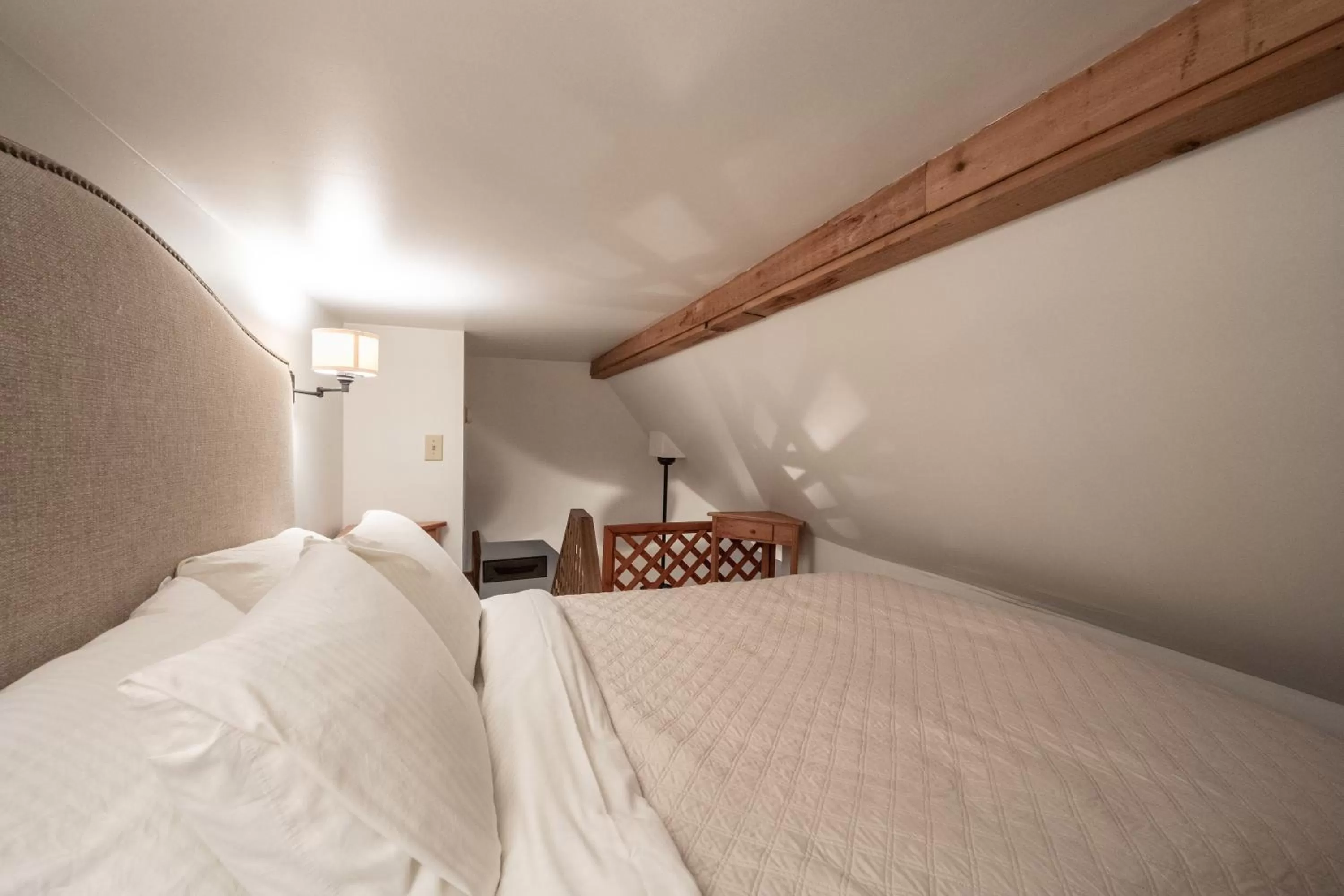 Bed in Stone Soup Inn