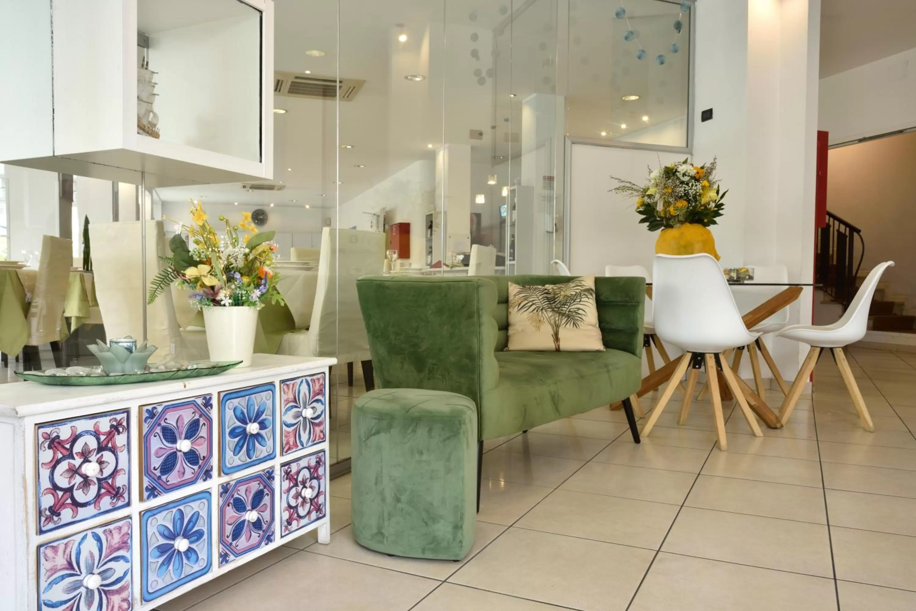 Lobby or reception in Hotel Ristorante La Marina Mhotelsgroup