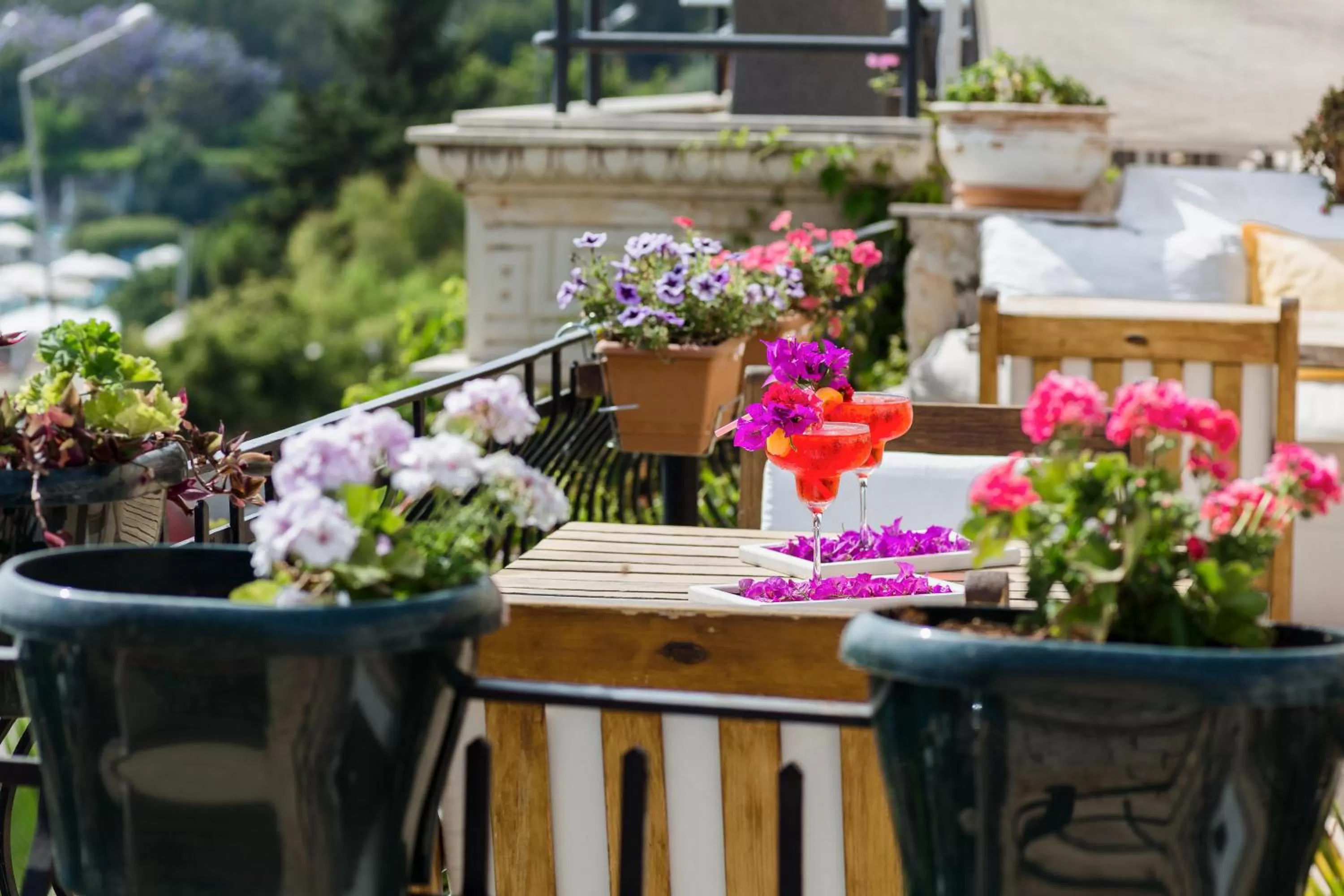 Balcony/Terrace in Aqua Princess Hotel