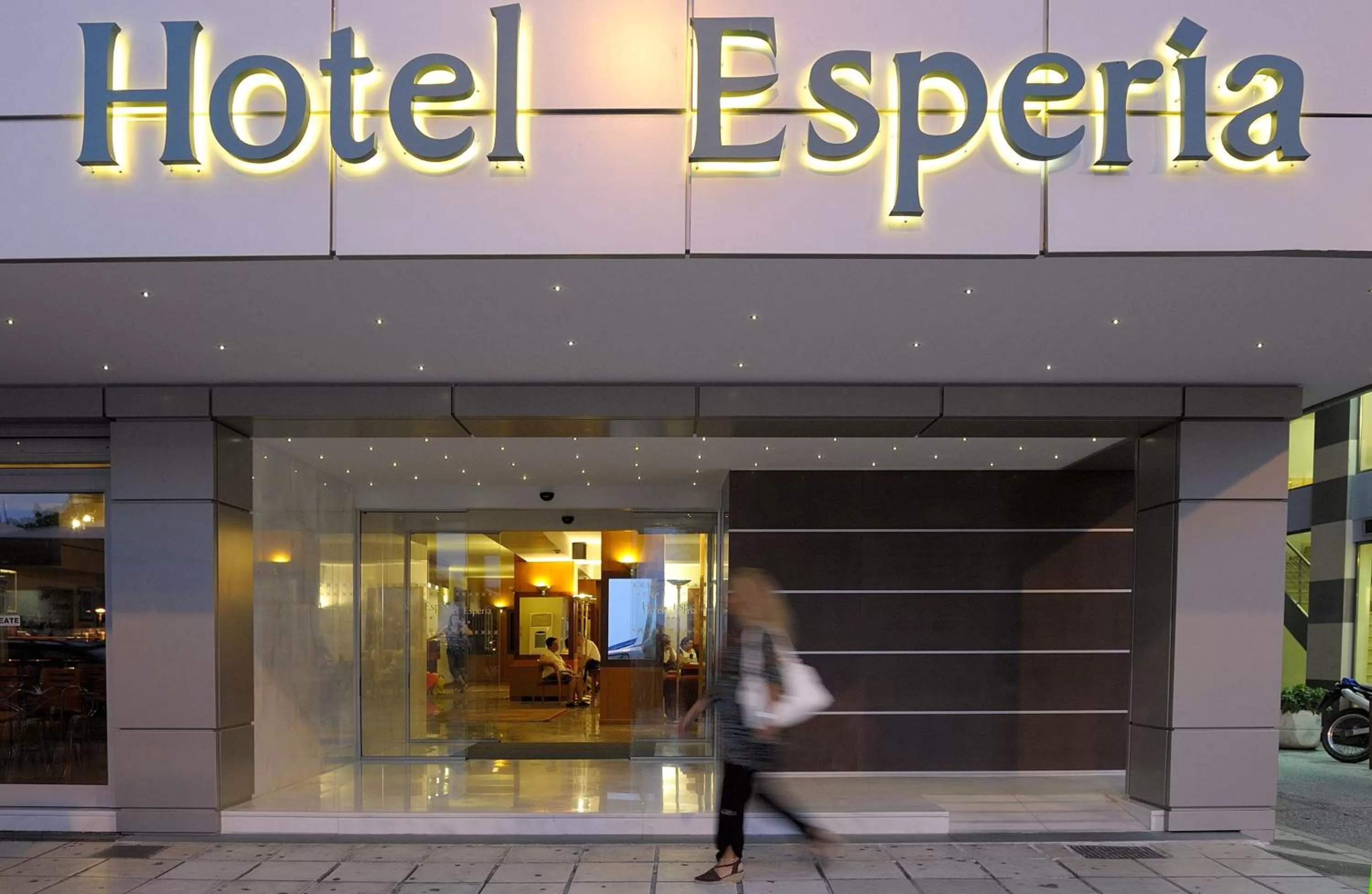 Facade/entrance in Esperia Hotel