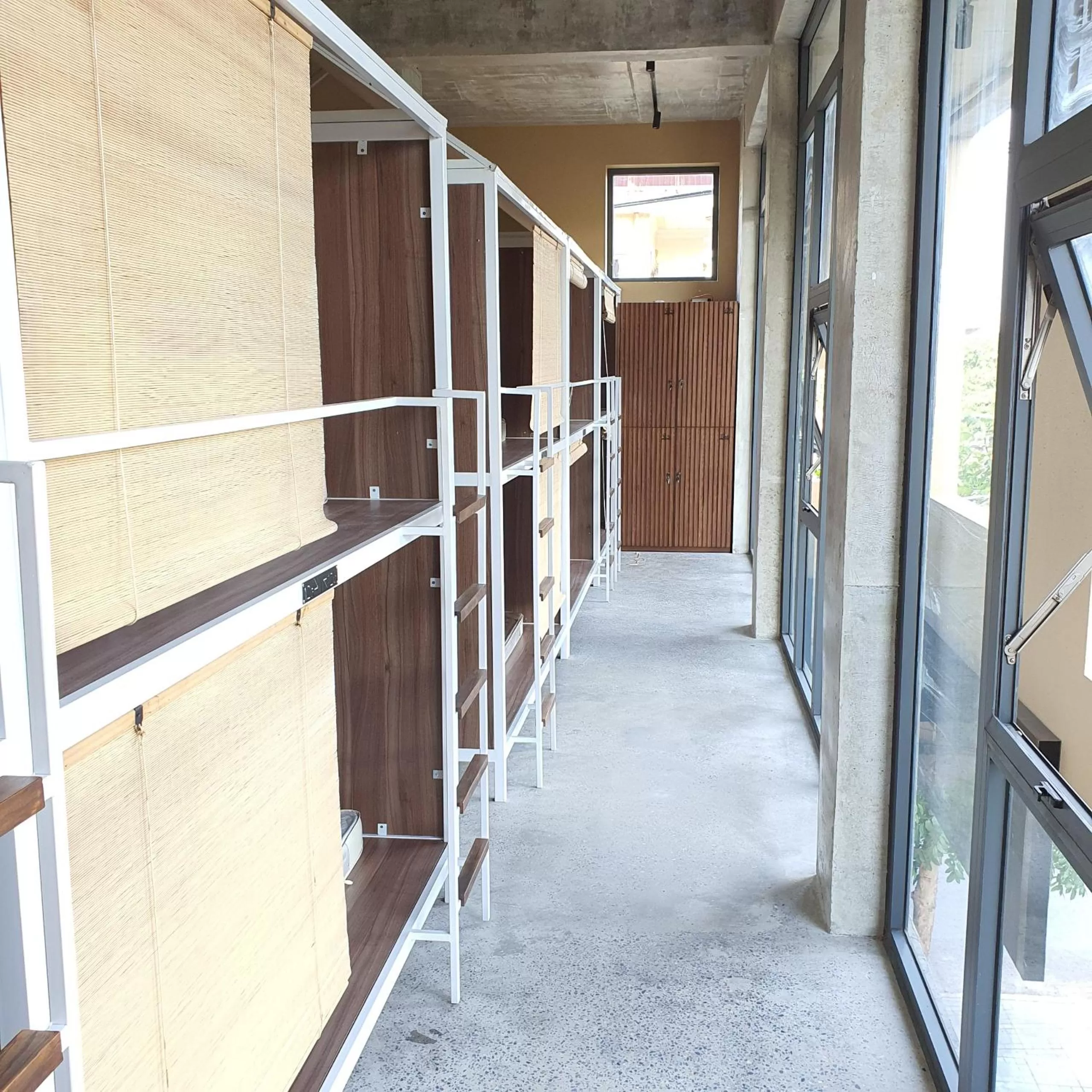 bunk bed, Balcony/Terrace in Cagina Boutique Hostel