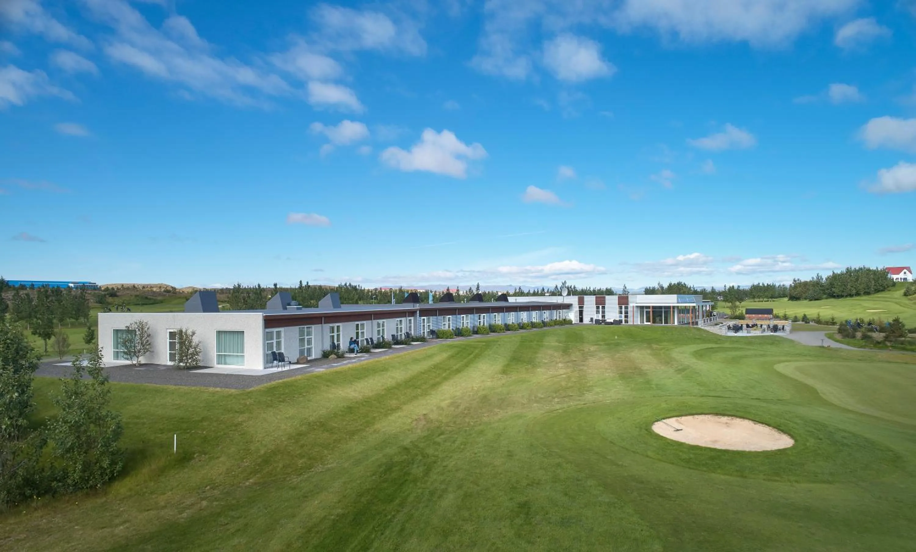 Patio in Hotel Hamar