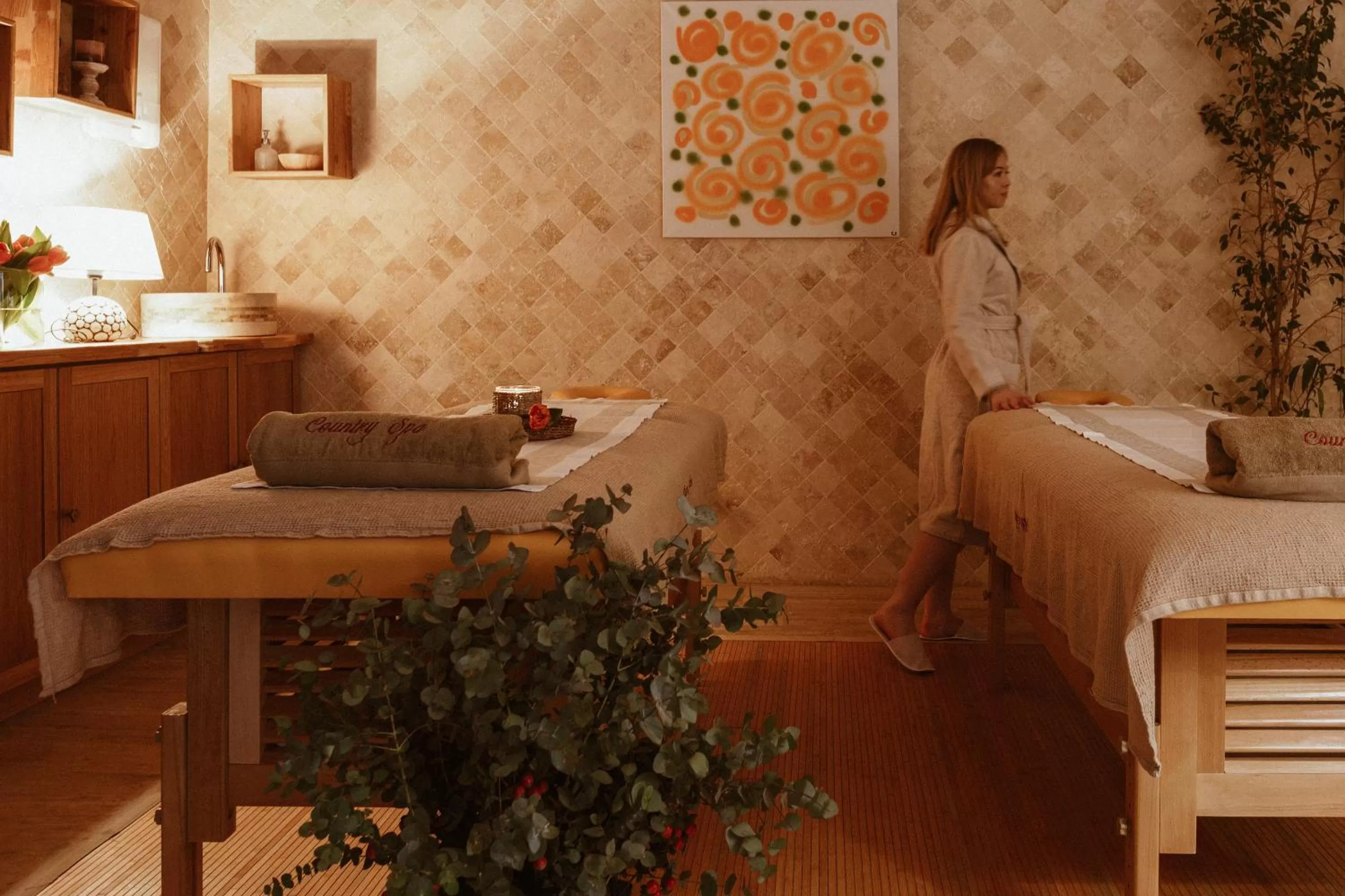 Massage, Bed in Country Spa Retreat