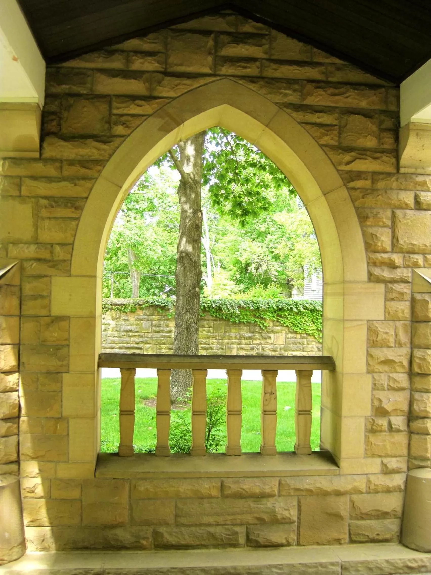 Garden view in Granville Inn