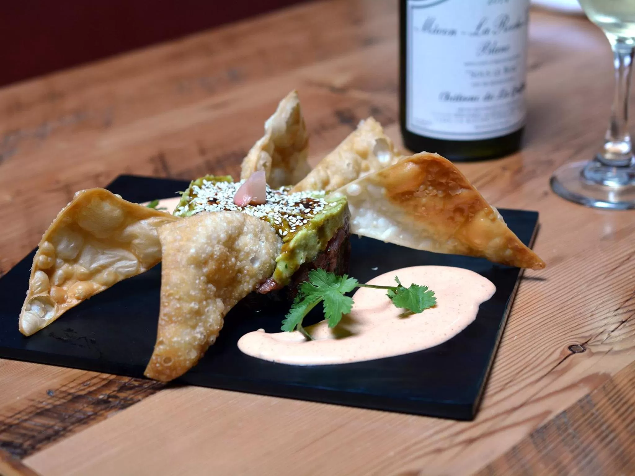 Food close-up in Hyde Away Inn