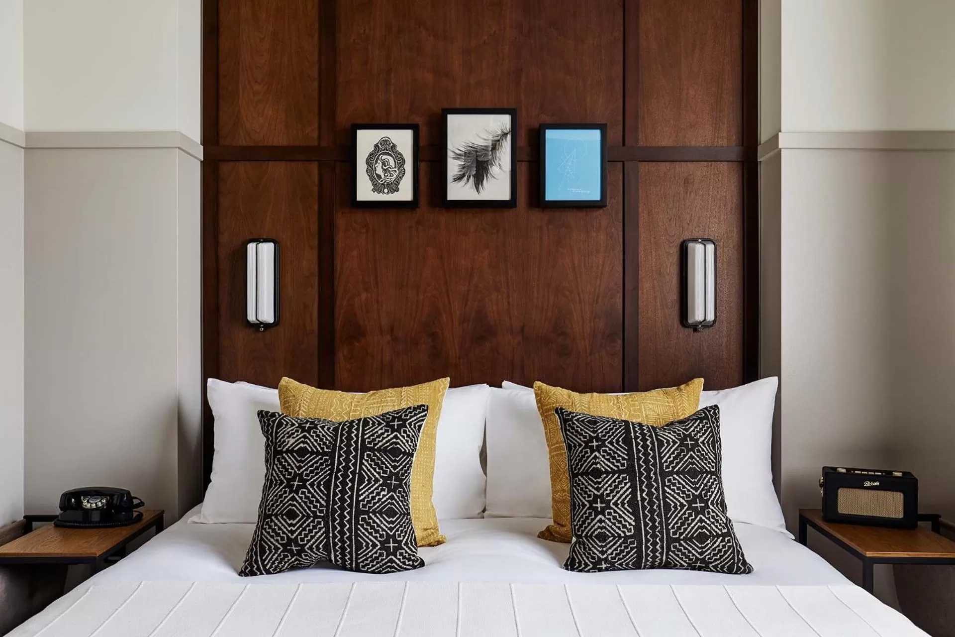 Decorative detail, Bed in The Hoxton, Portland