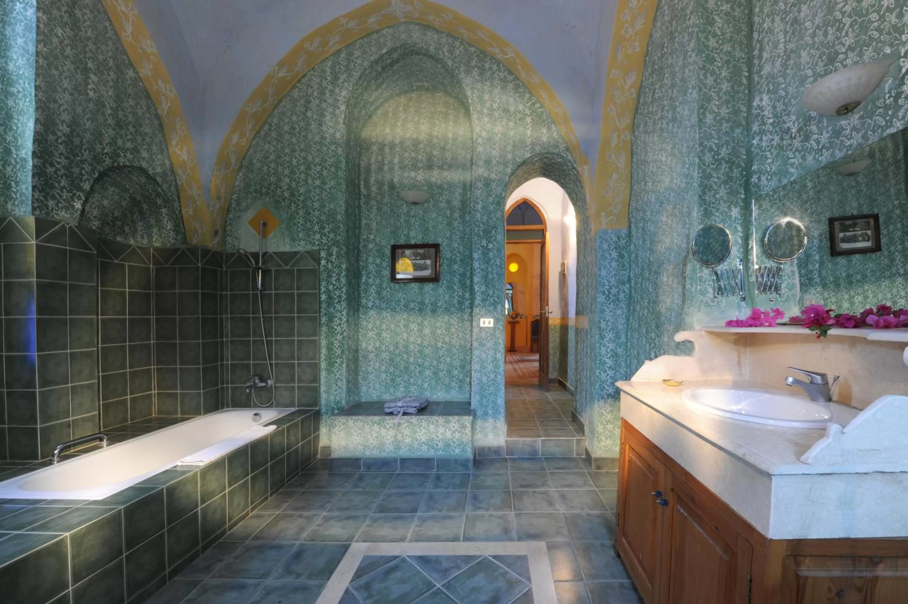 Bathroom in Al Moudira Hotel