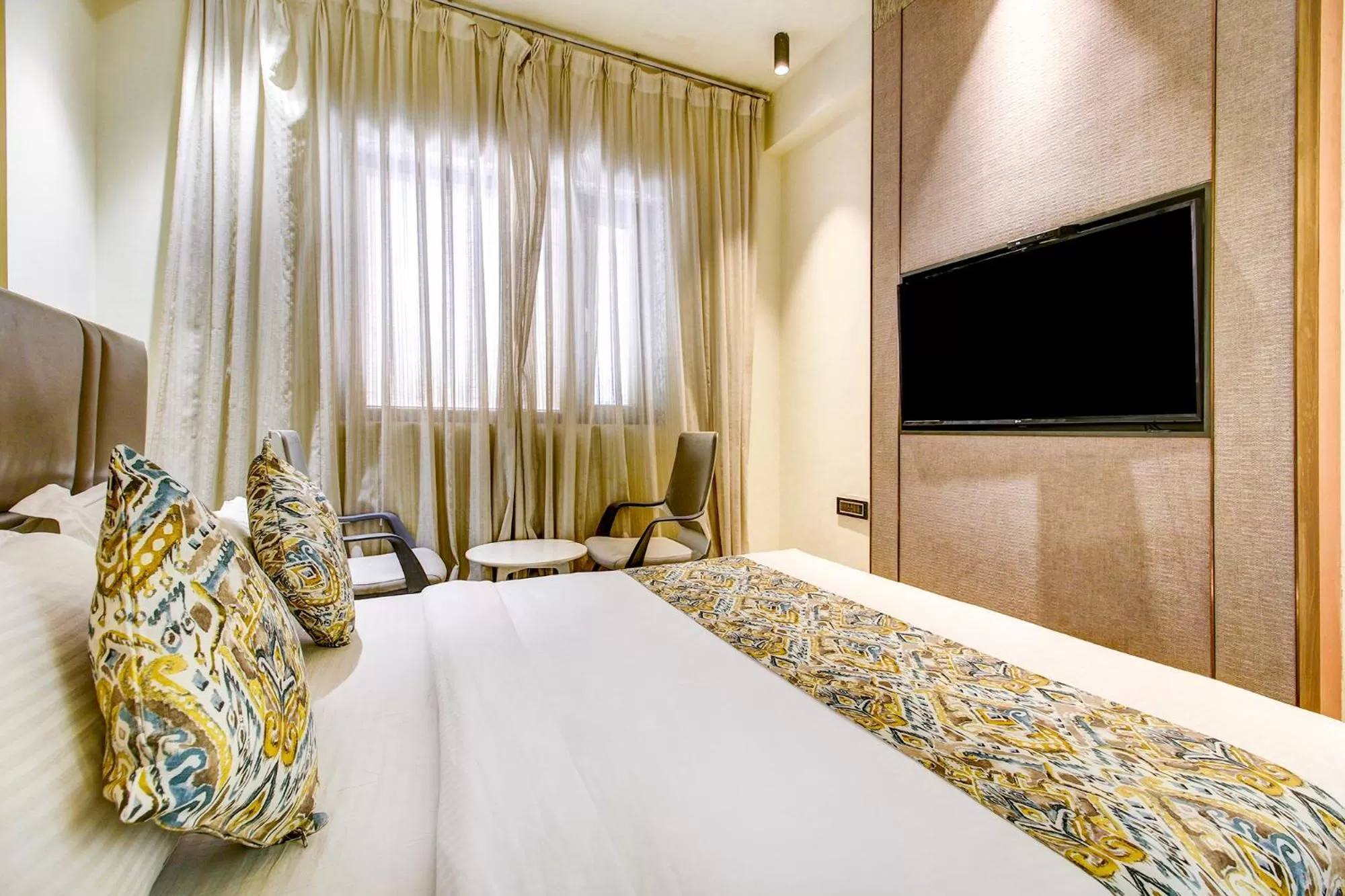 Bed in FabHotel Prime Oasis Blue