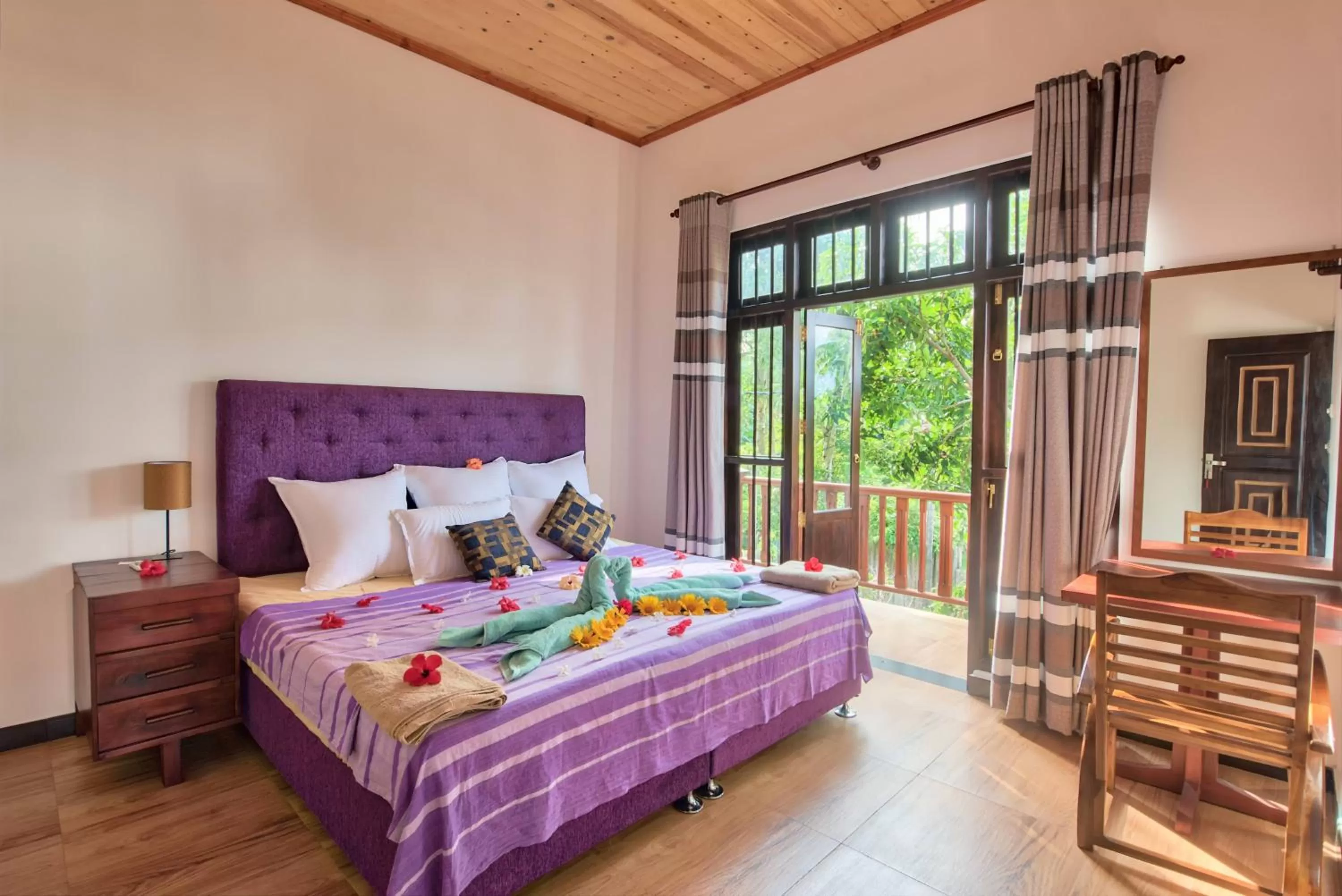 Bed in Ashiyana Hotel