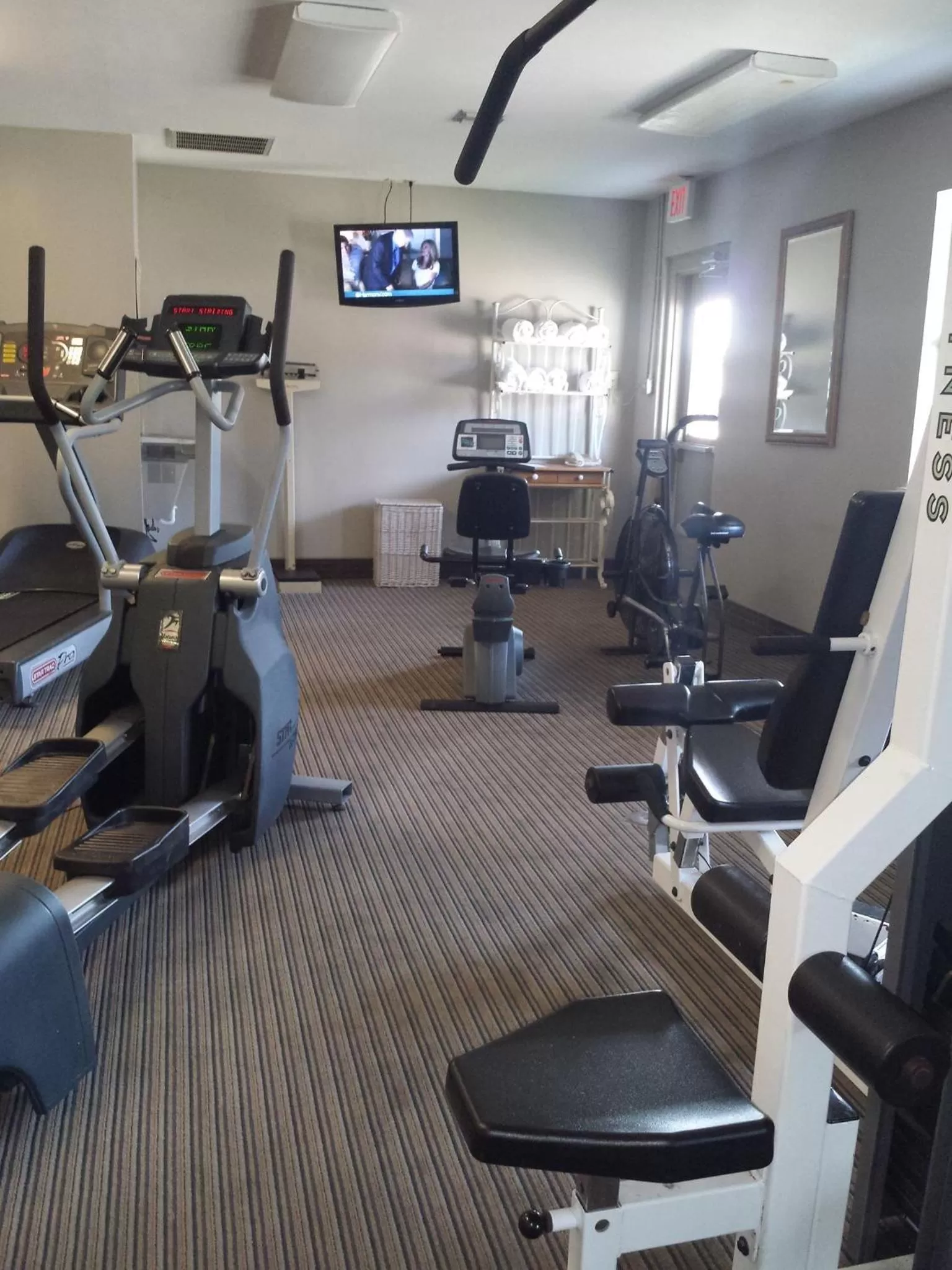 Fitness centre/facilities in Ramada by Wyndham New Iberia