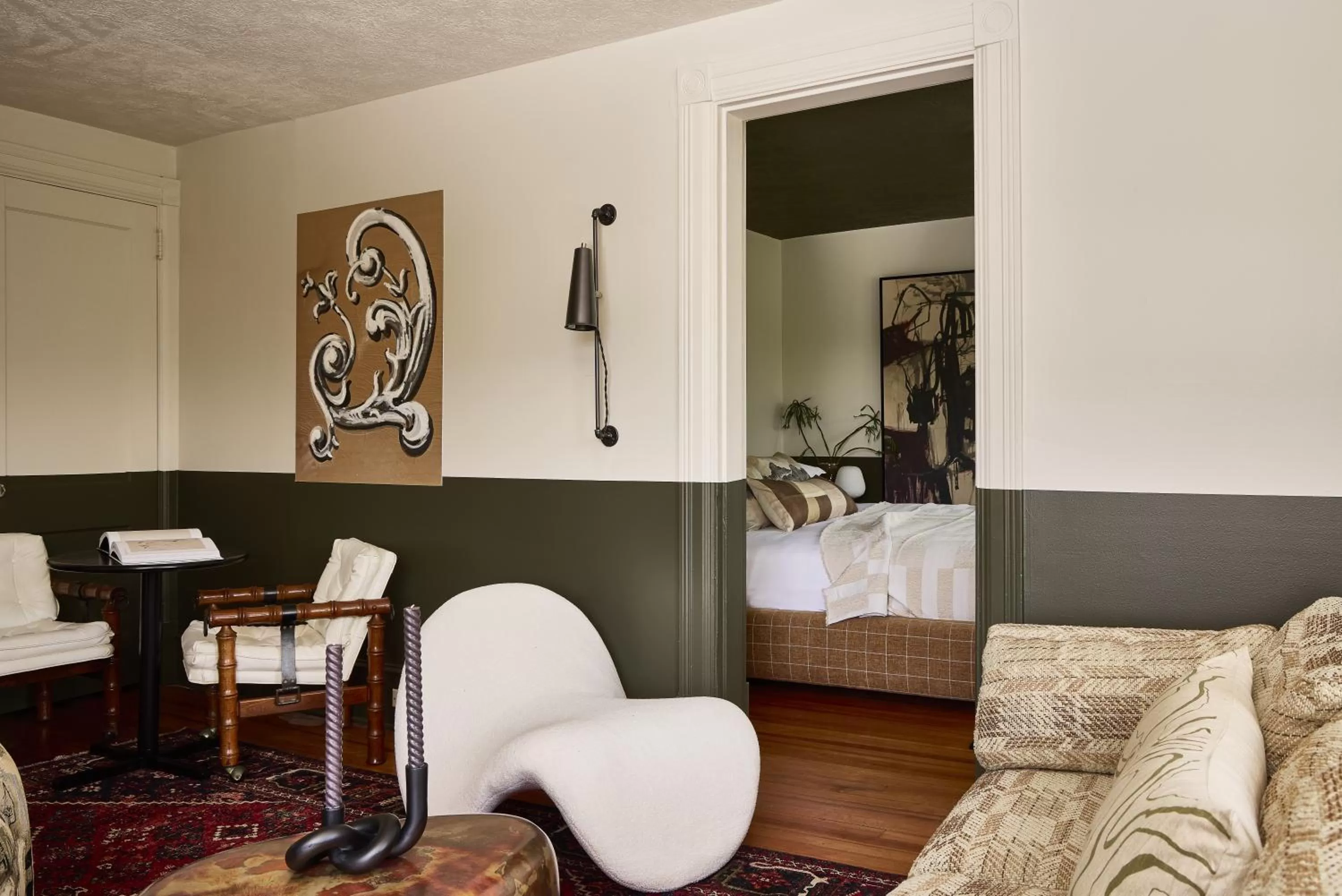 Living room in Blind Tiger Asheville