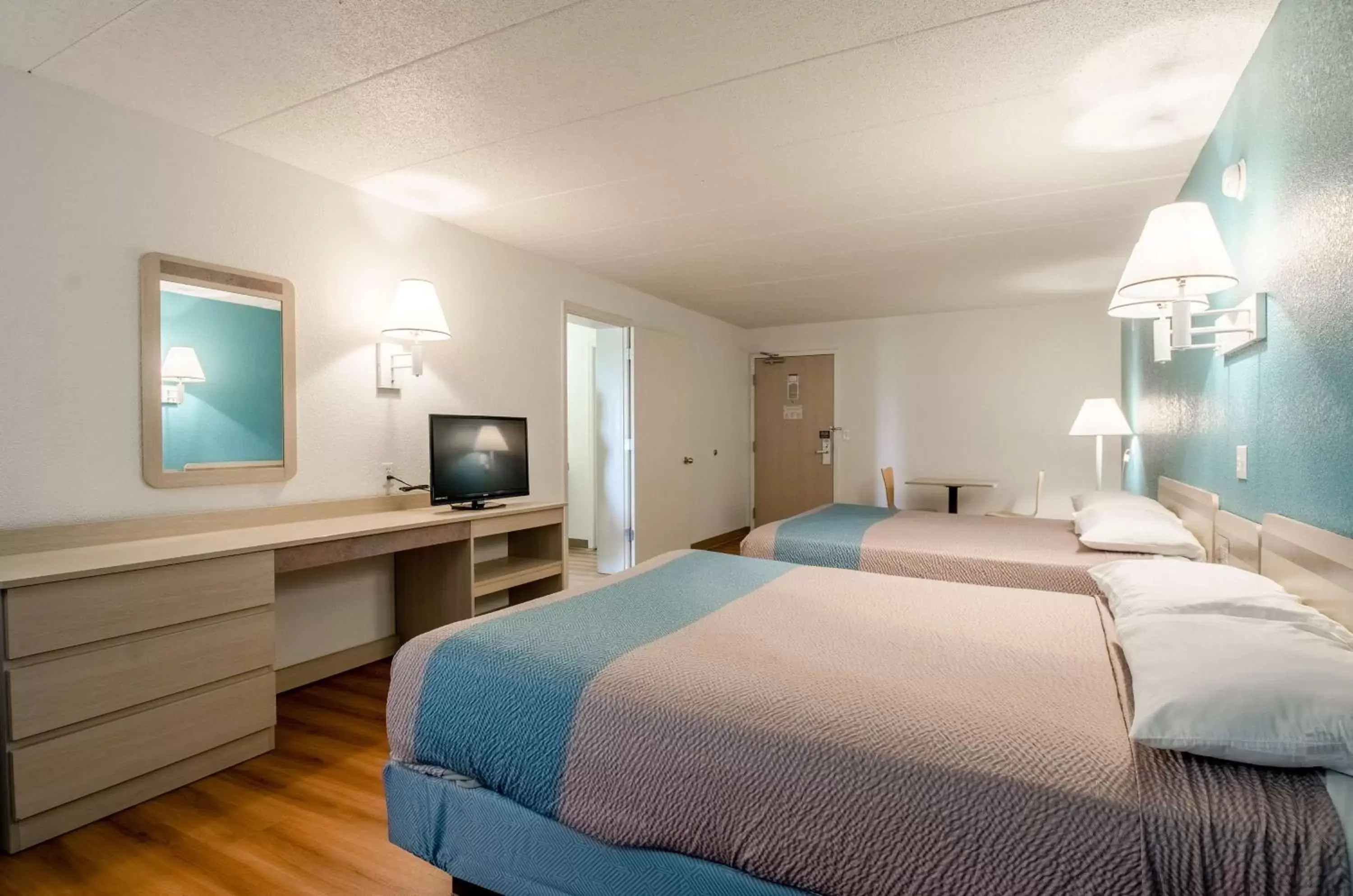 Queen Room with Two Queen Beds - single occupancy - Non-Smoking in Motel 6-Big Springs, NE Queen Room with Two Queen Beds - single occupancy - Non-Smoking in Motel 6-Big Springs, NE